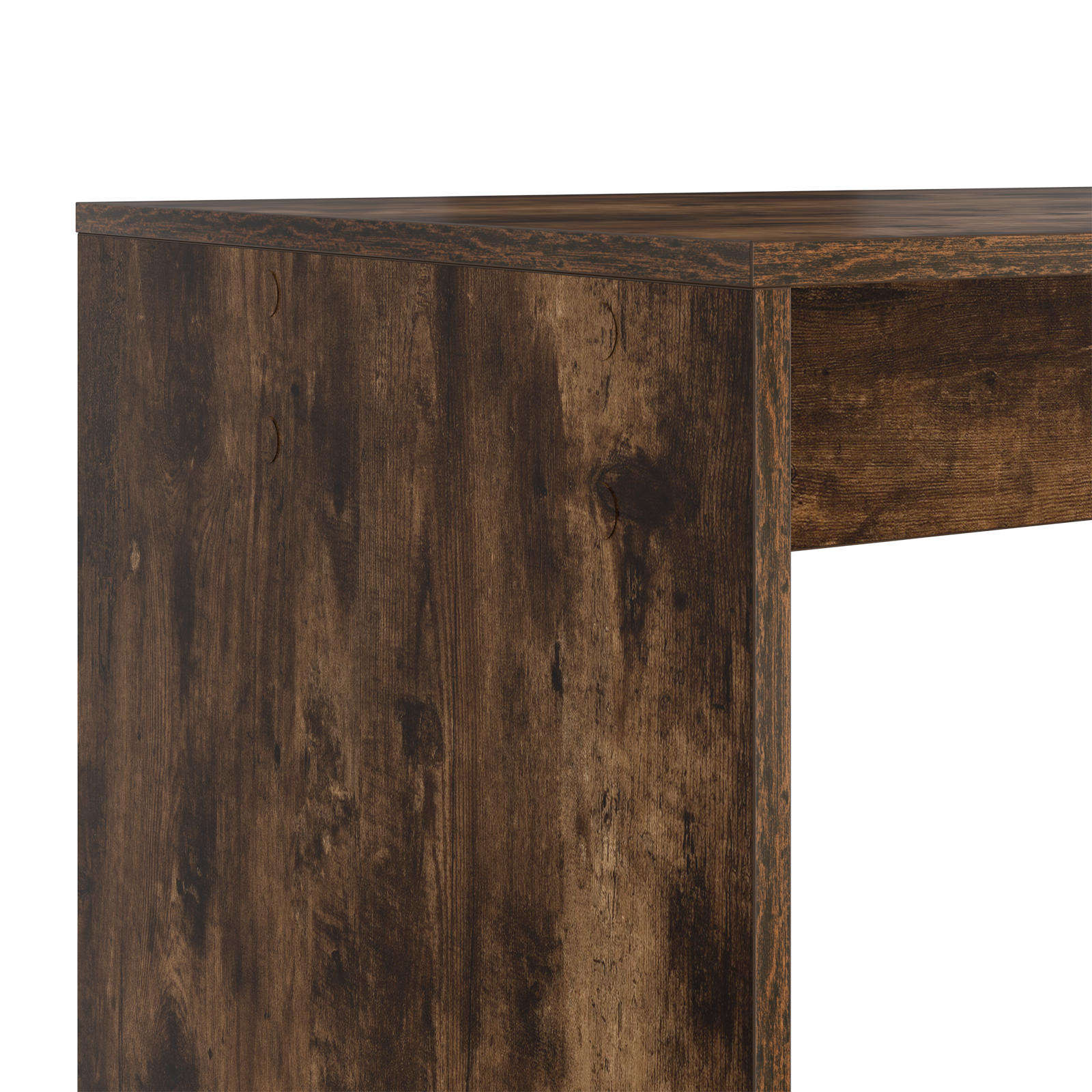 Writing Desk Smoked oak Engineered wood Medium Writing Desk - Image 7