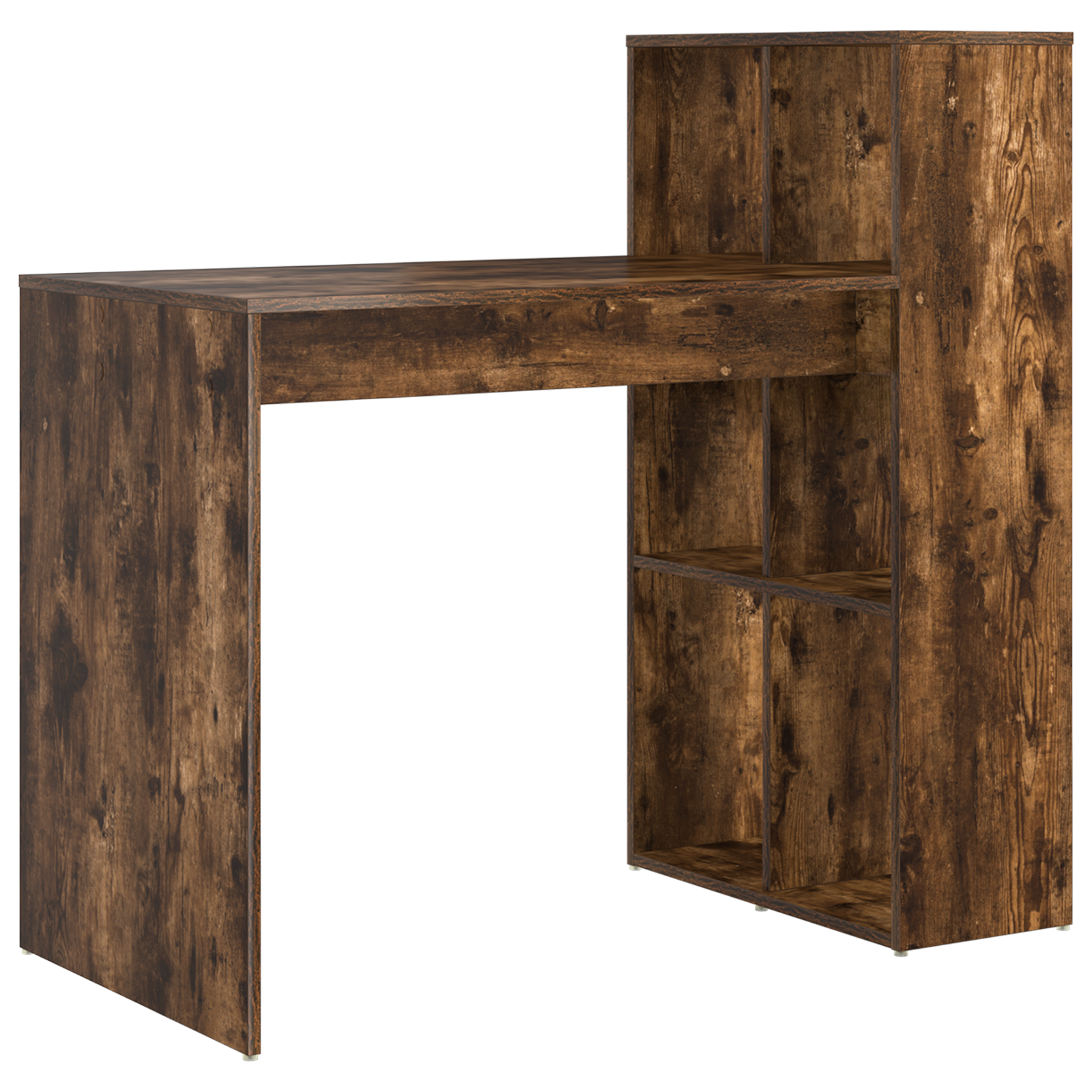 Writing Desk Smoked oak Engineered wood Medium Writing Desk - Image 2