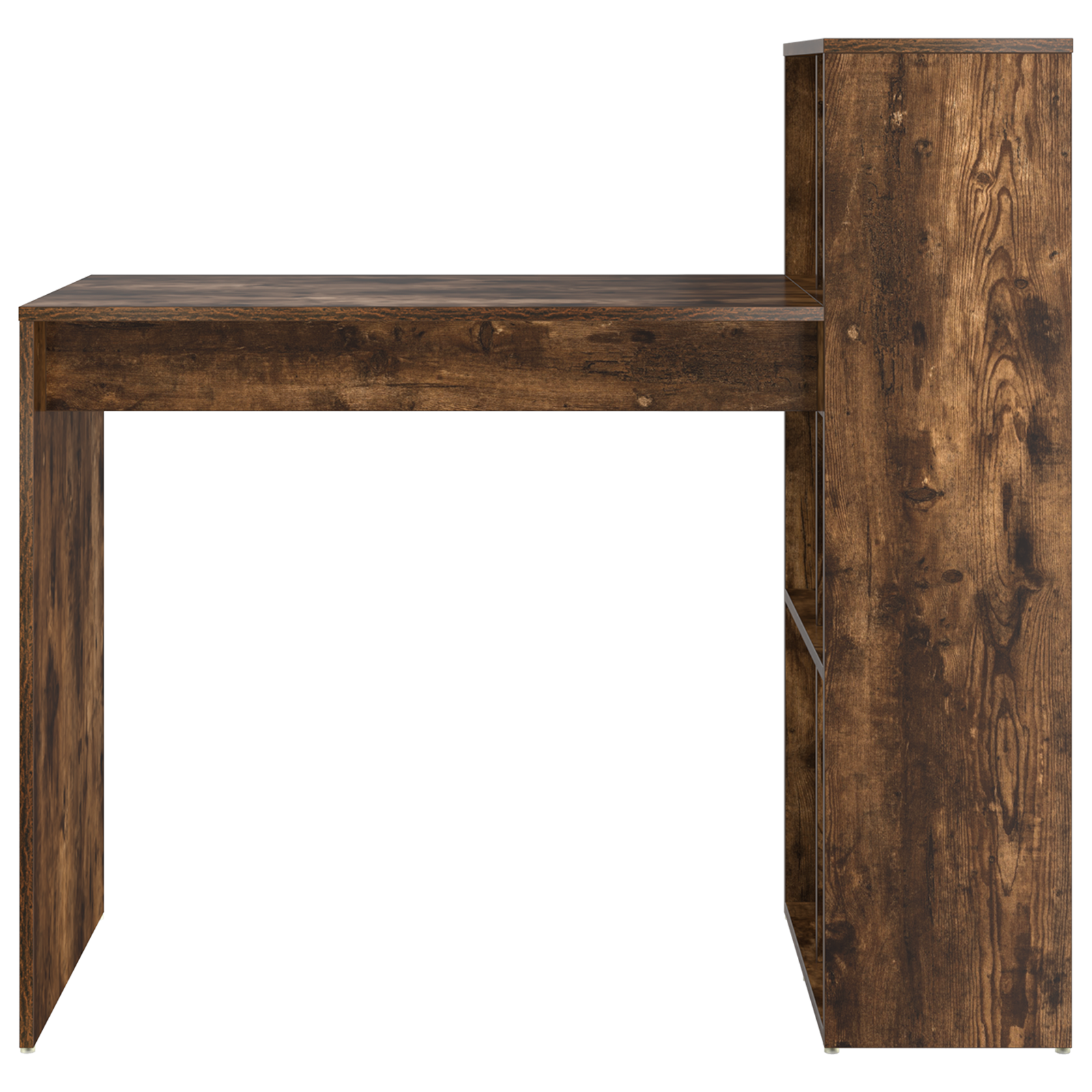 Writing Desk Smoked oak Engineered wood Medium Writing Desk - Image 4