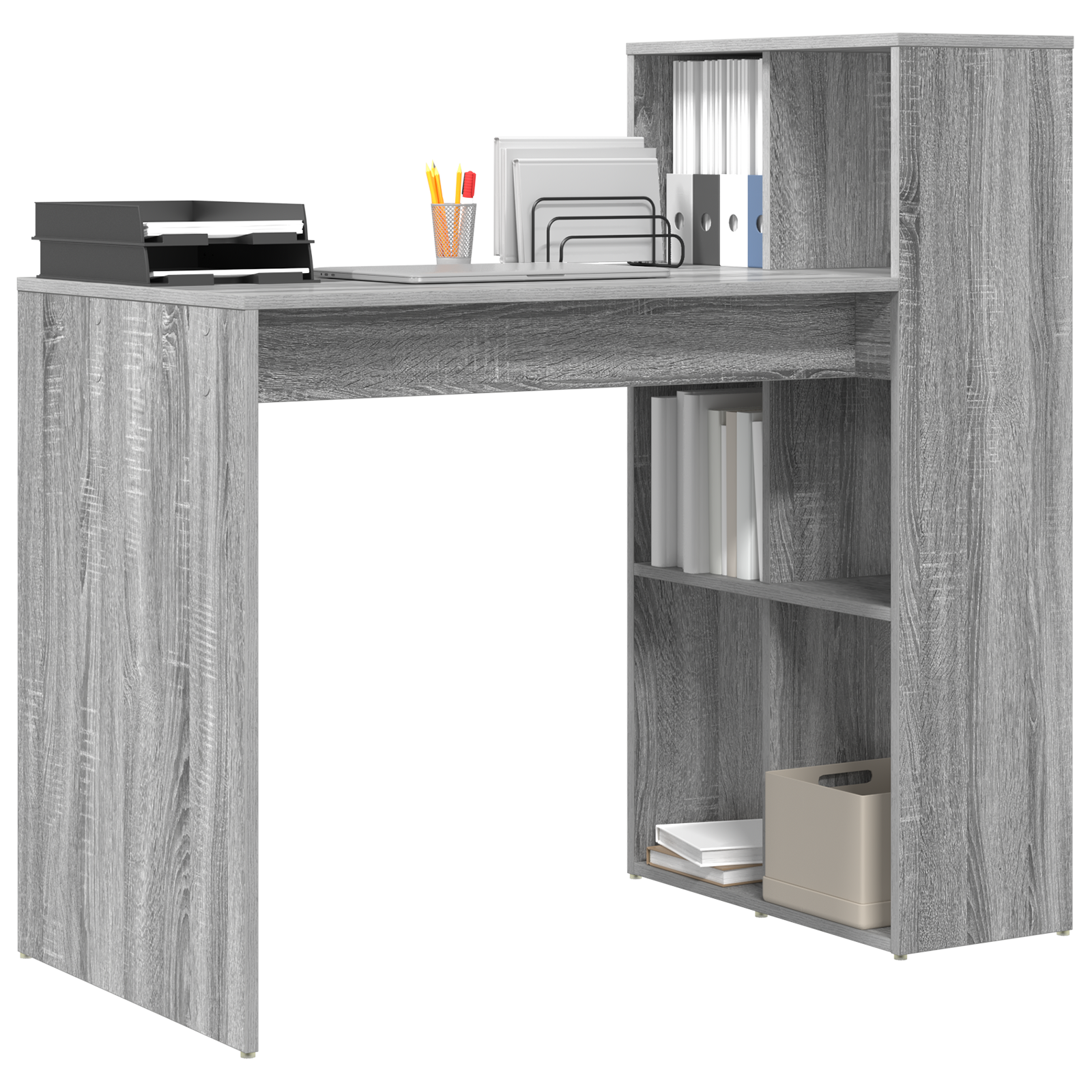 Writing Desk Grey Sonoma Engineered wood, laminate Medium - Image 3