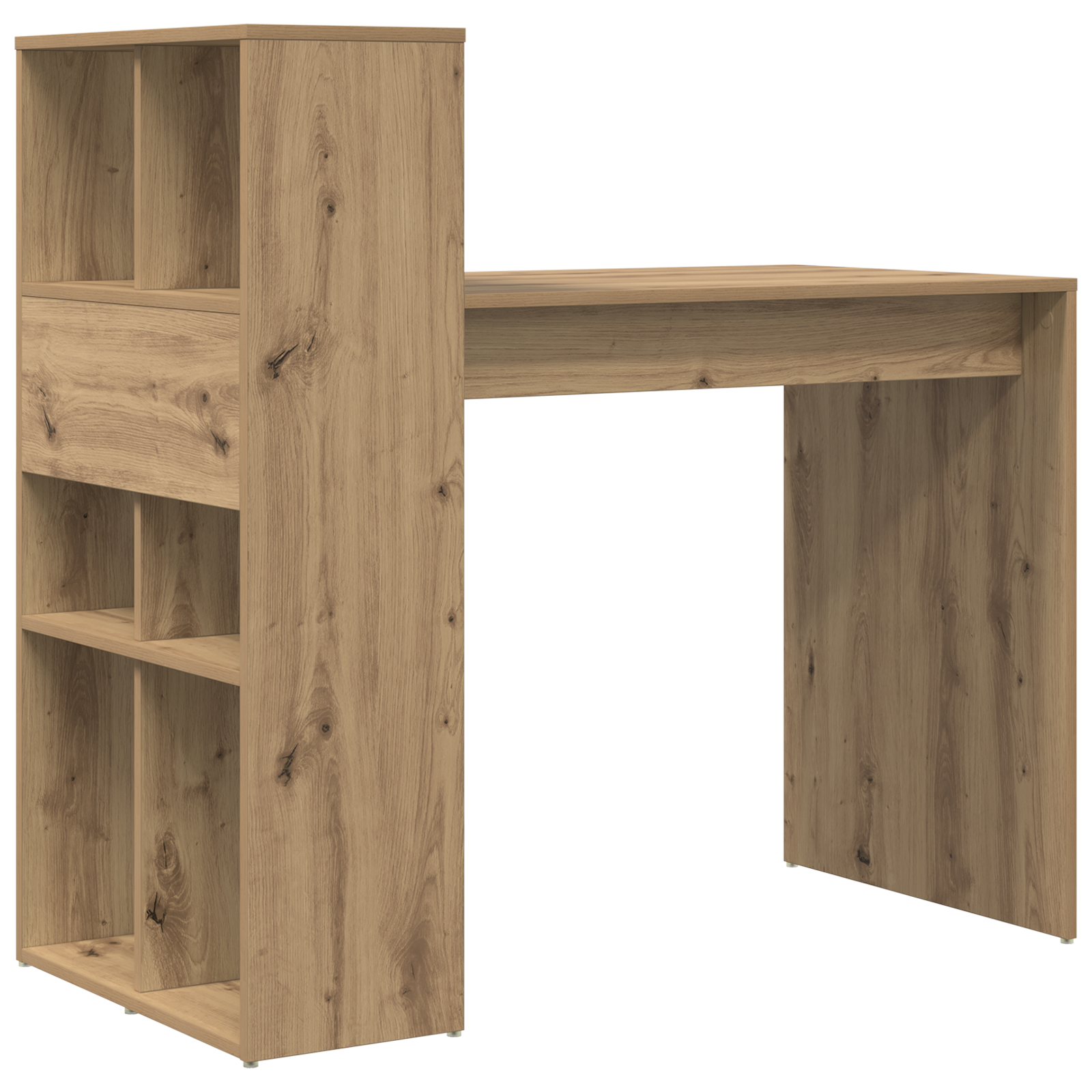 Writing Desk Artisan Oak Particle board Medium Writing Desk - Image 6