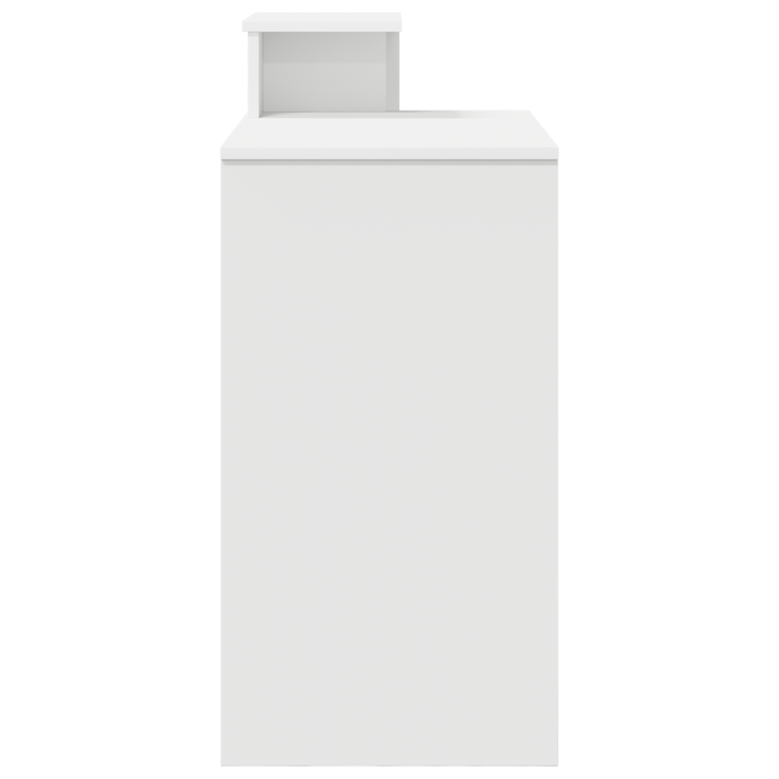 White Computer Desk White Chipboard Standard Storage - Image 6