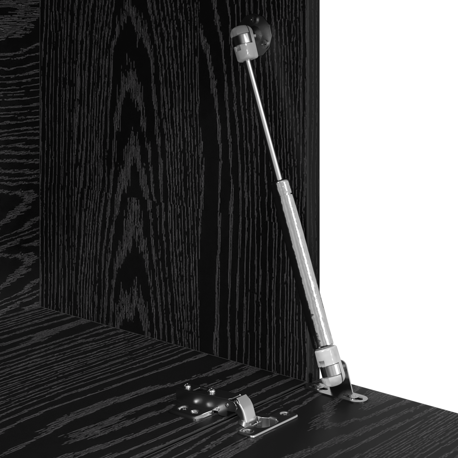 Black Oak Writing Desk Black Oak Engineered Wood Medium Sturdy - Image 8