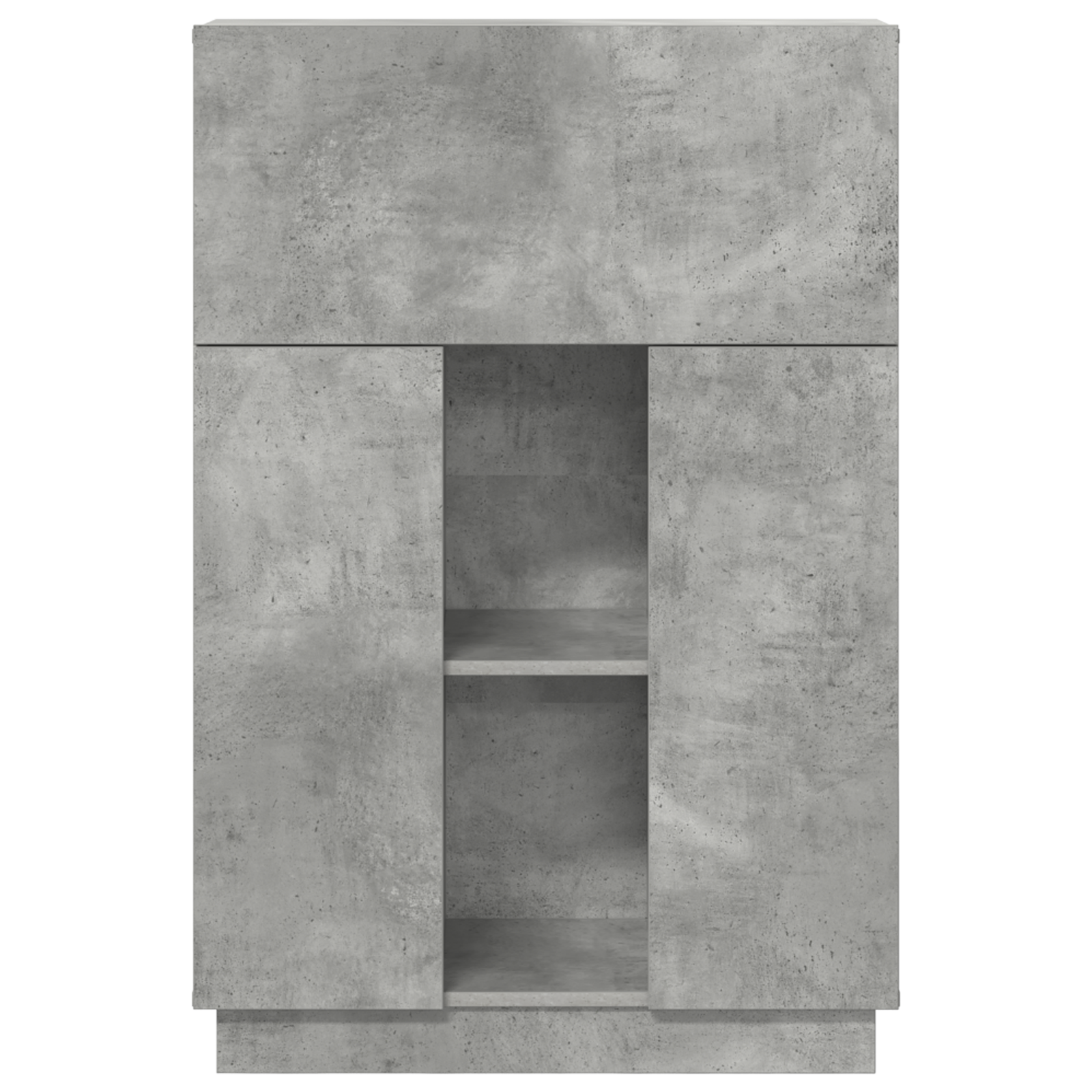 Concrete Grey Desk Concrete grey Engineered wood Standard Storage - Image 5