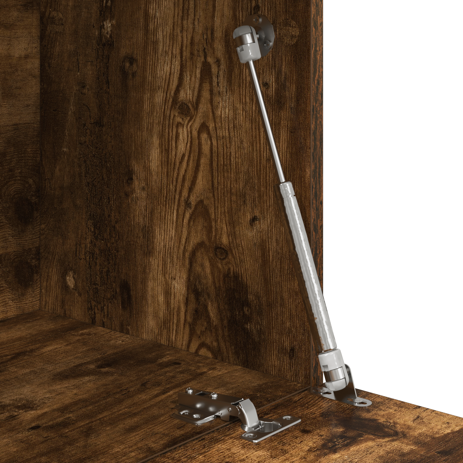 Smoked Oak Writing Desk Smoked oak Engineered wood Standard - Image 8