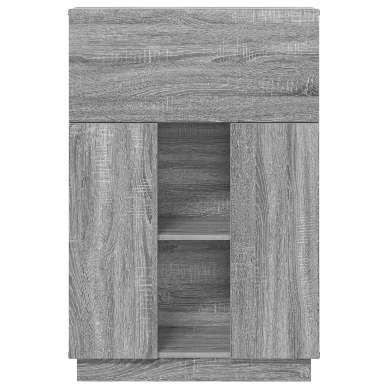 Grey Writing Desk Grey Sonoma Engineered wood Large - Image 5