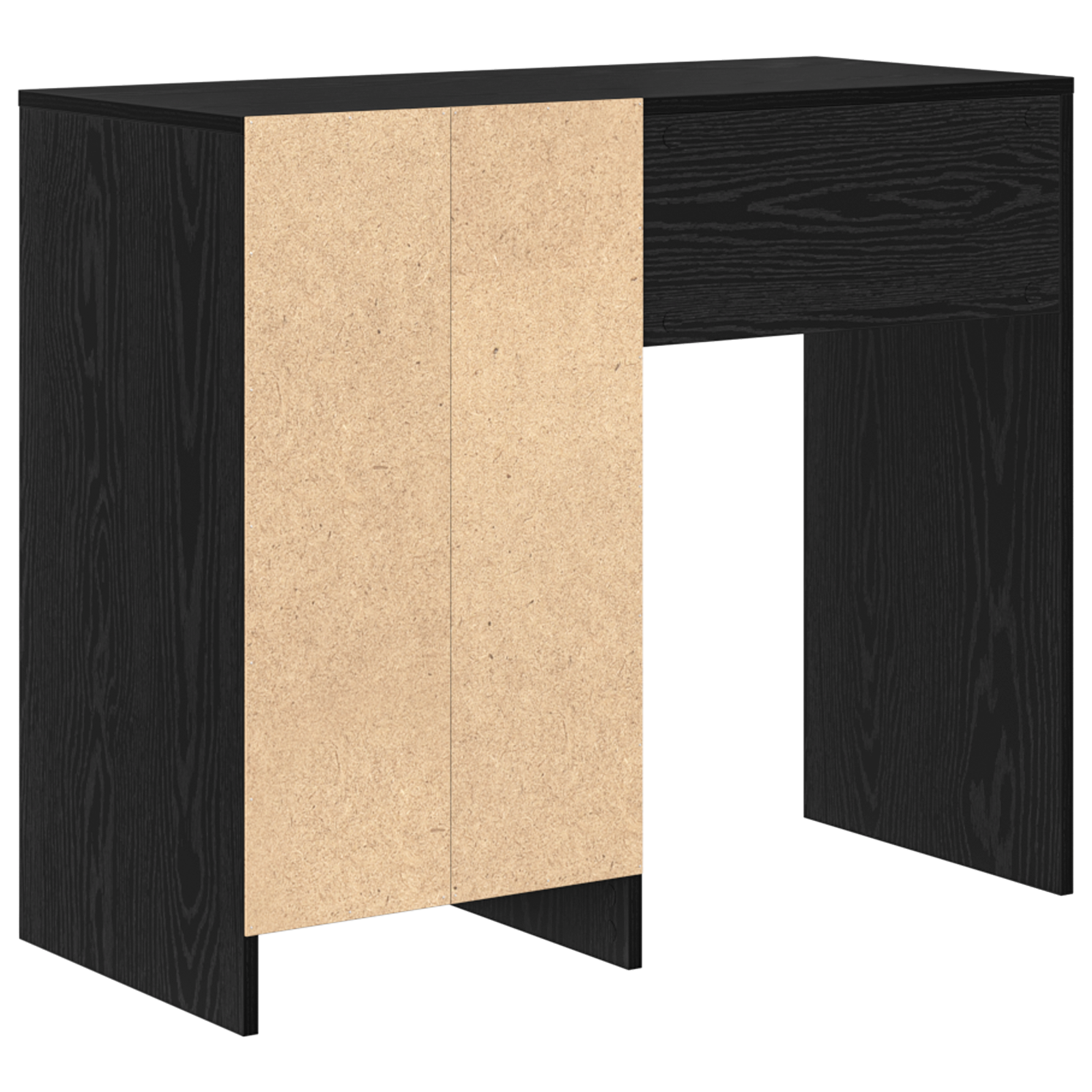 Black Oak Writing Desk Black oak Particle board, laminate Compact - Image 7