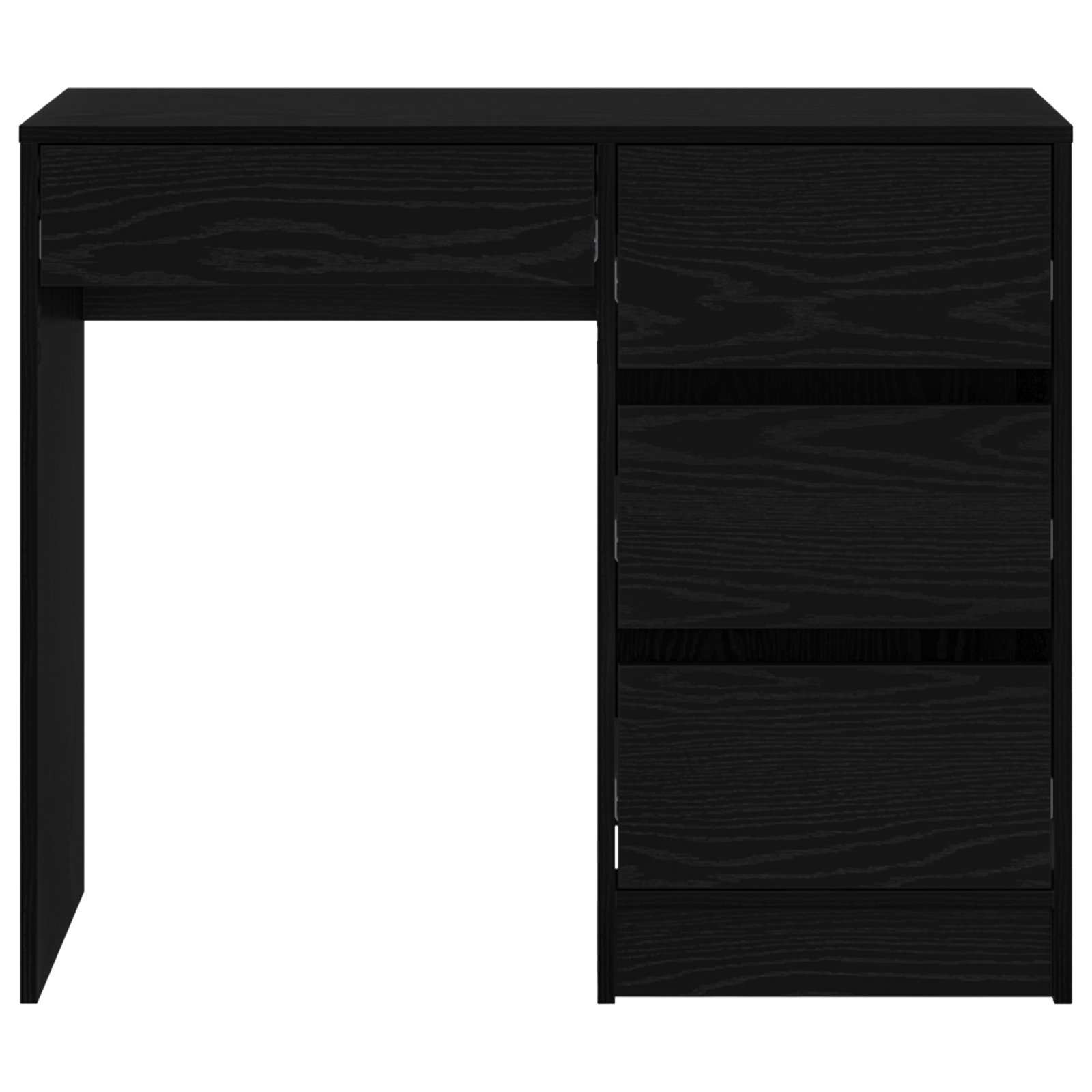 Black Oak Writing Desk Black oak Particle board, laminate Compact - Image 5