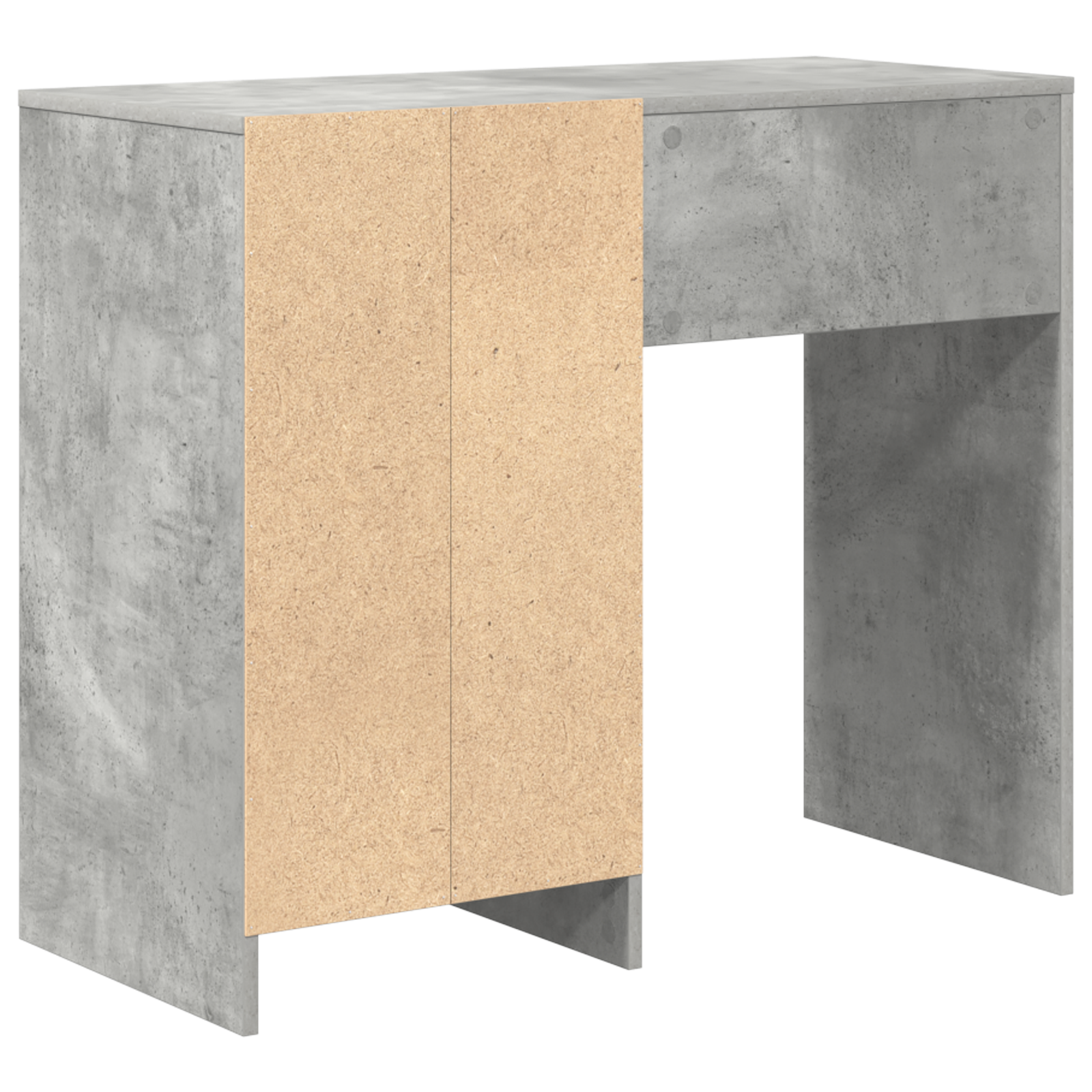 Grey Writing Desk Concrete grey Concrete Standard Storage - Image 7