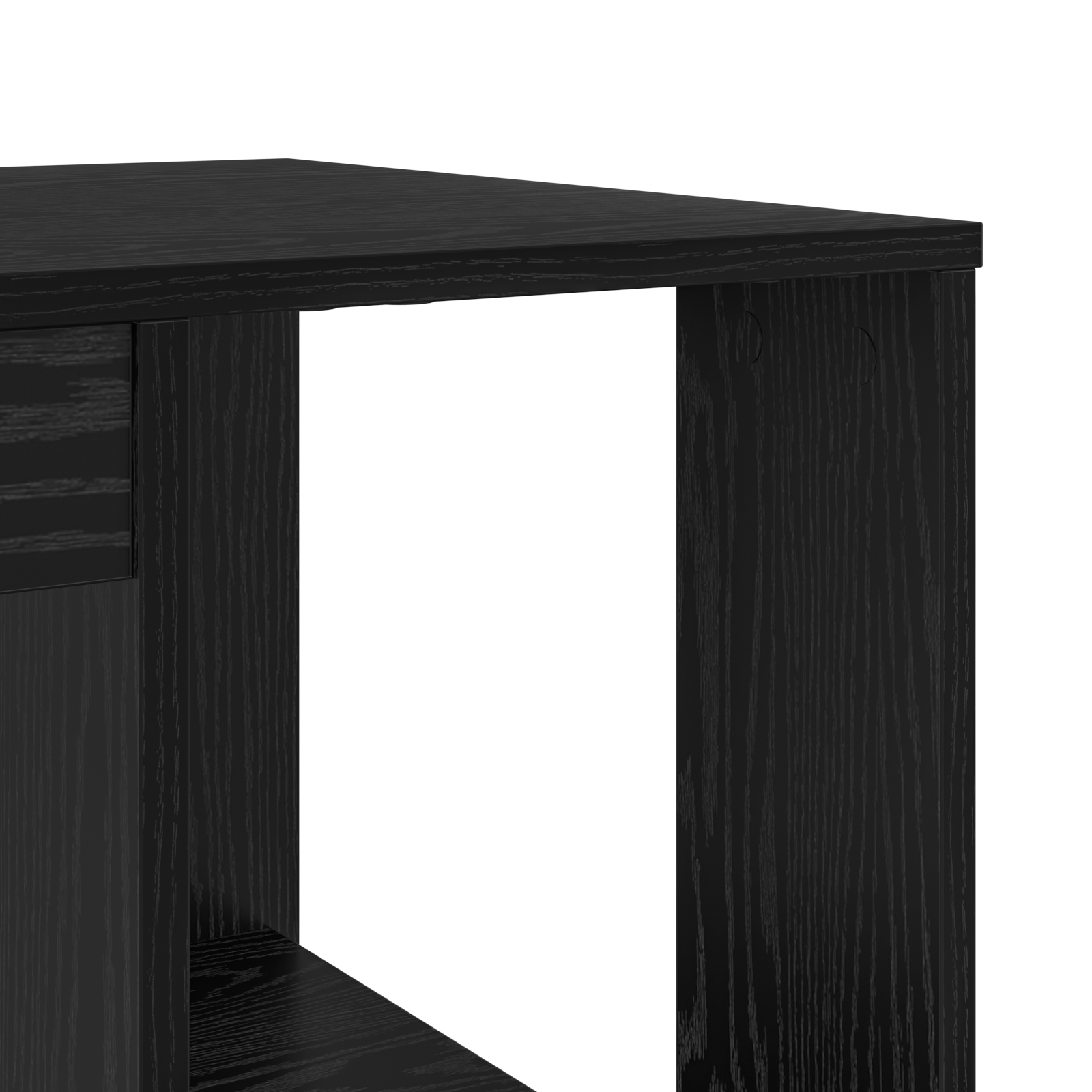 Black Oak Computer Desk Black Oak MDF Medium - Image 7