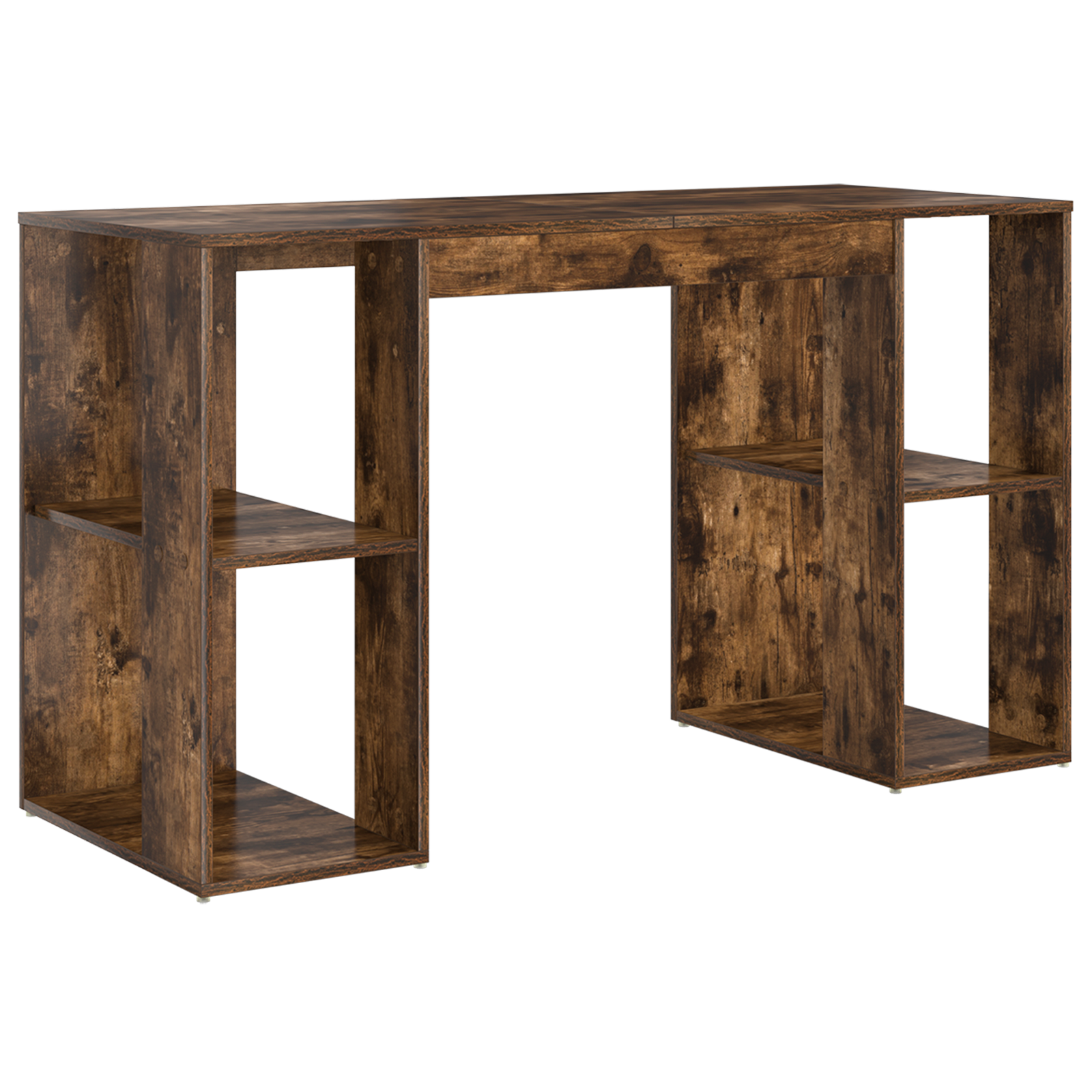 Brown Writing Desk Smoked oak Solid wood Medium Writing Desk - Image 2