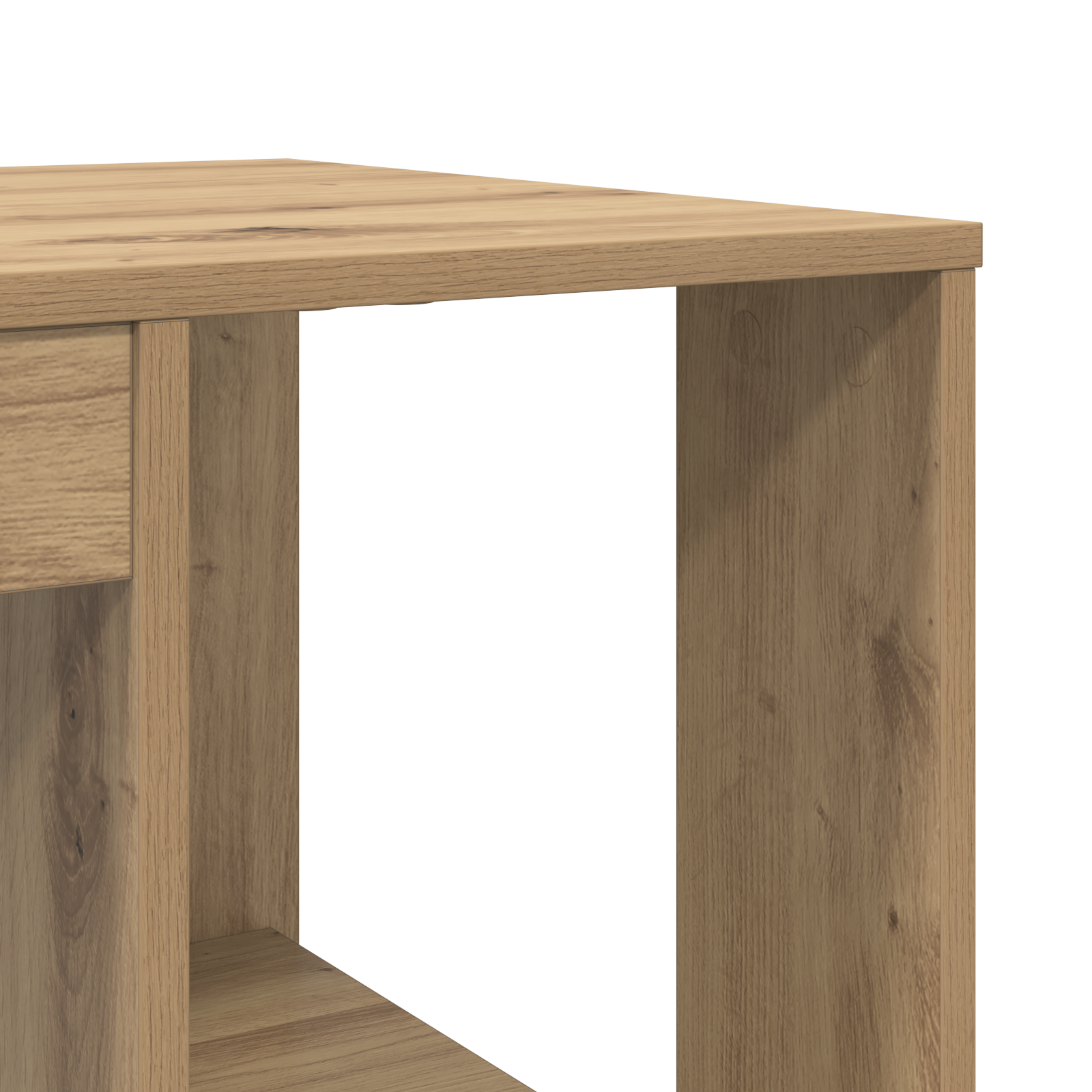 Artisan Oak Writing Desk Artisan oak Engineered wood Standard - Image 7
