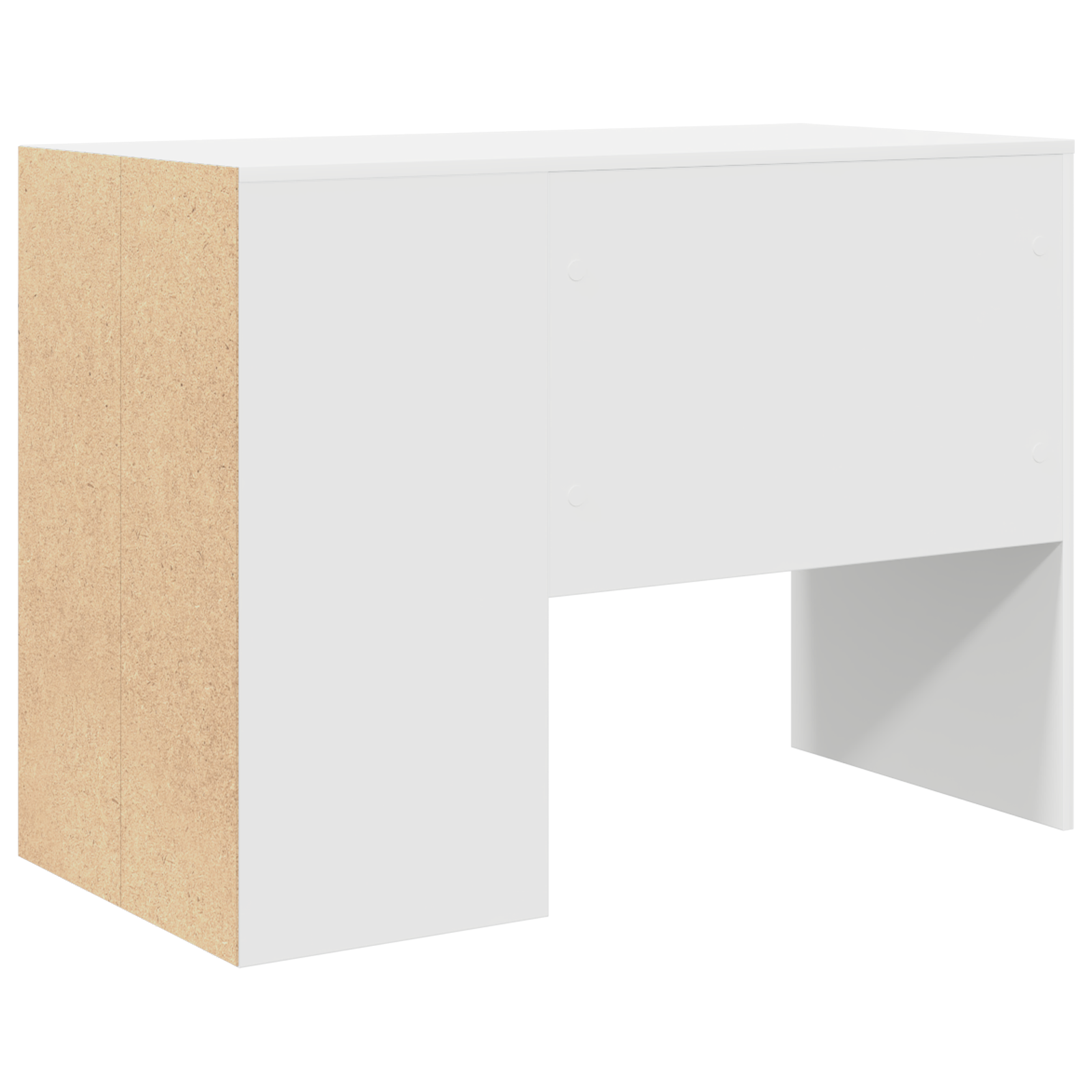 Writing Desk White Engineered wood Medium Storage Writing Desk - Image 6
