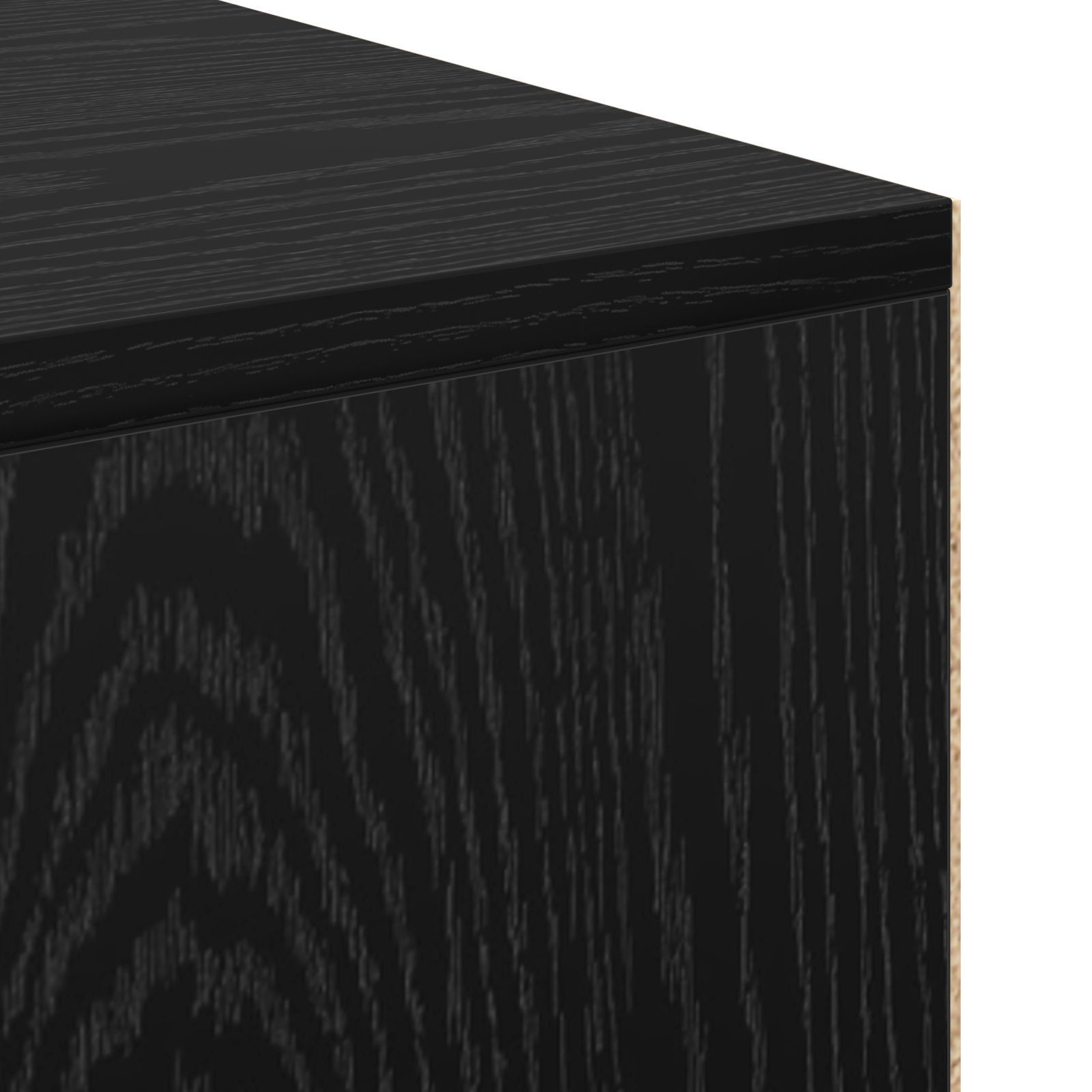 Writing Desk Black oak Engineered wood Compact - Image 7