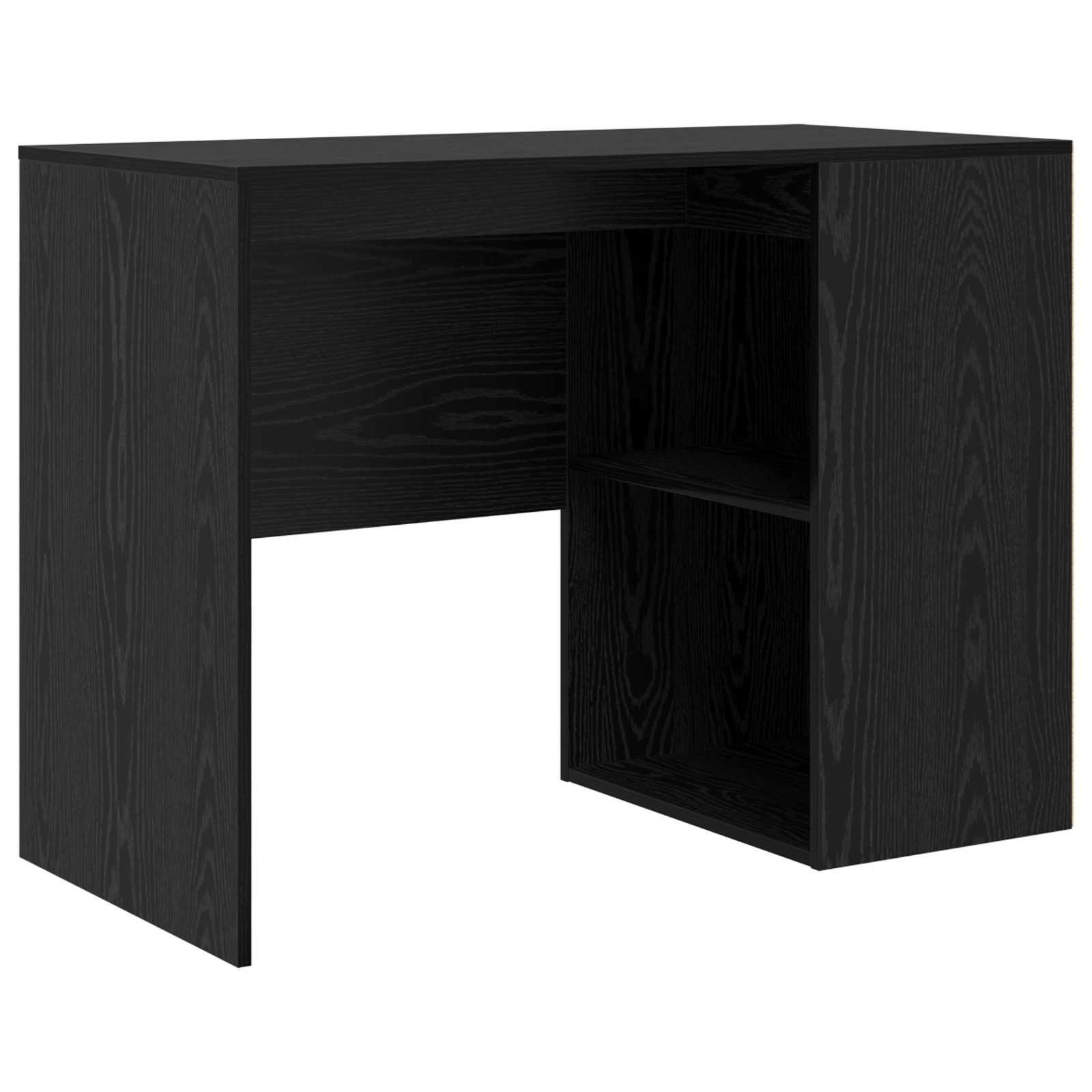 Writing Desk Black oak Engineered wood Compact - Image 2