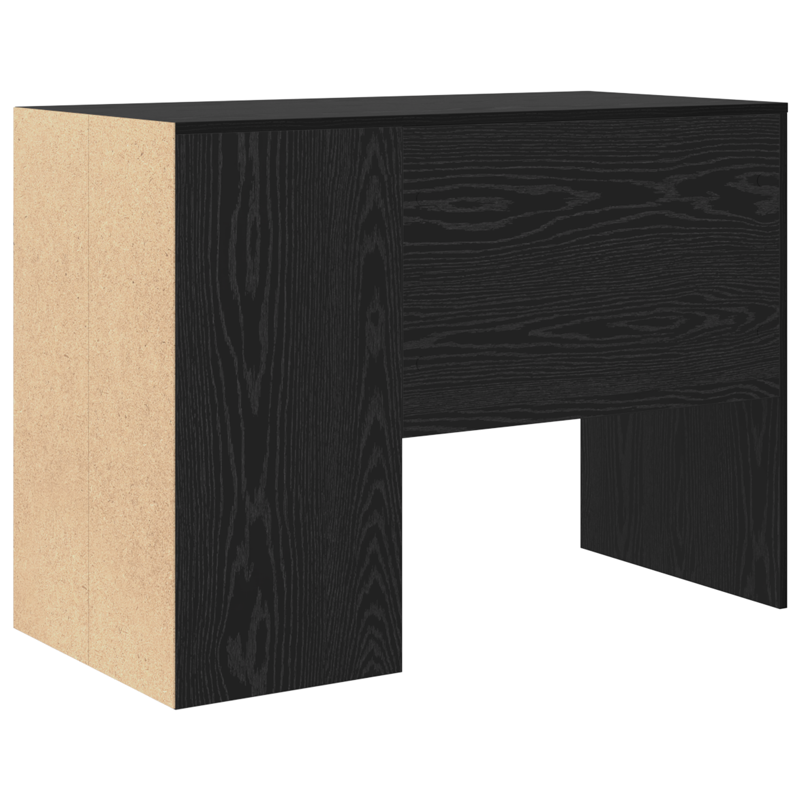 Writing Desk Black oak Engineered wood Compact - Image 6