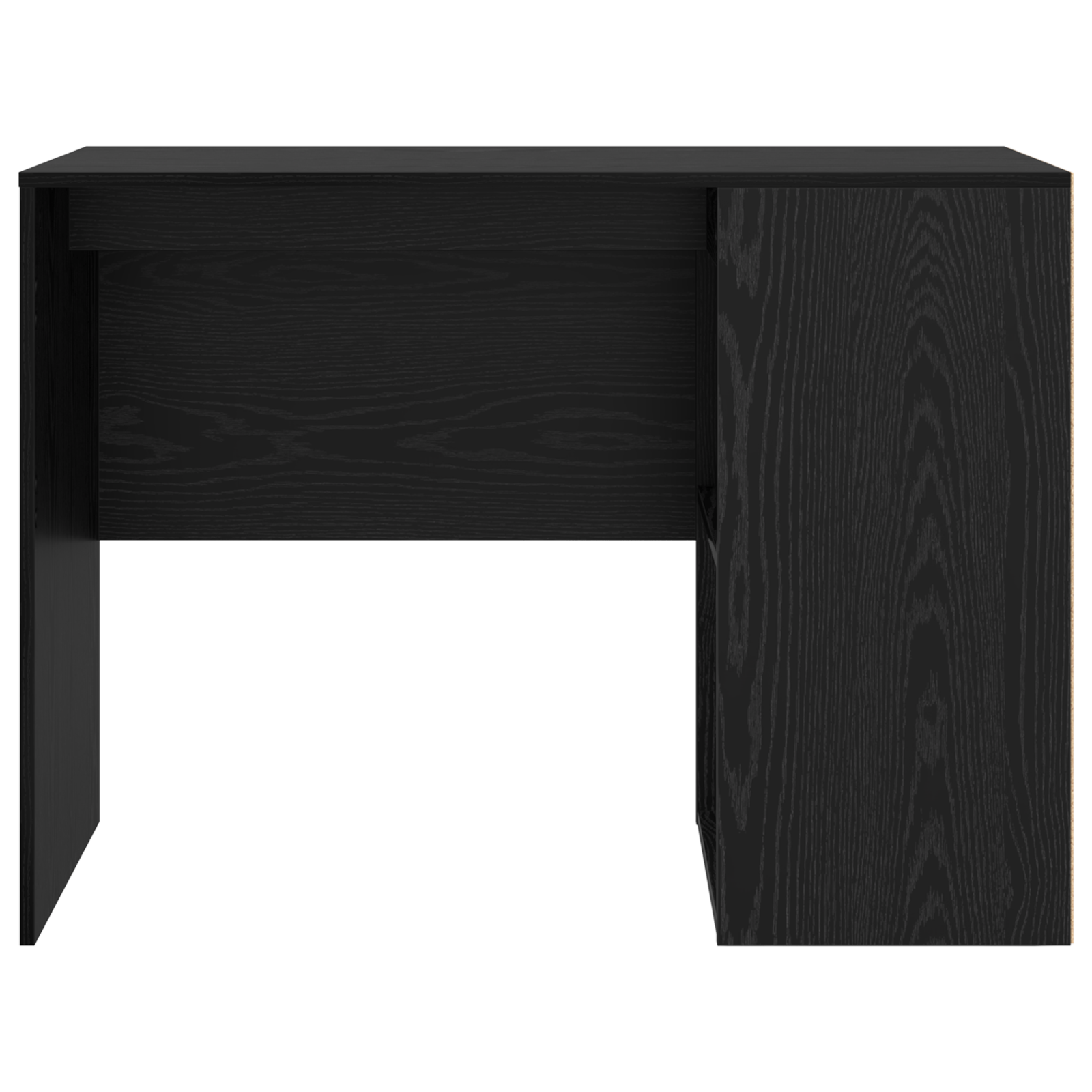 Writing Desk Black oak Engineered wood Compact - Image 4