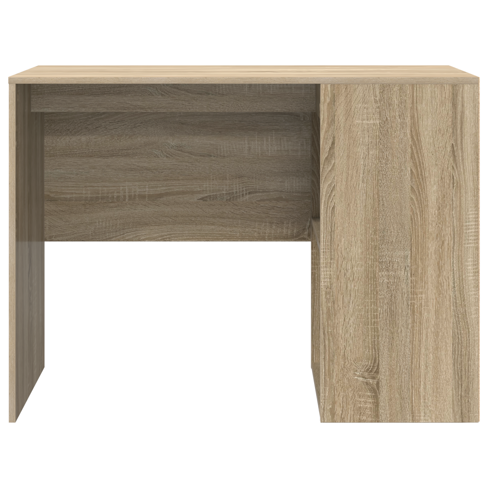 Writing Desk Sonoma oak Particle board Small Sonoma Oak Desk - Image 4