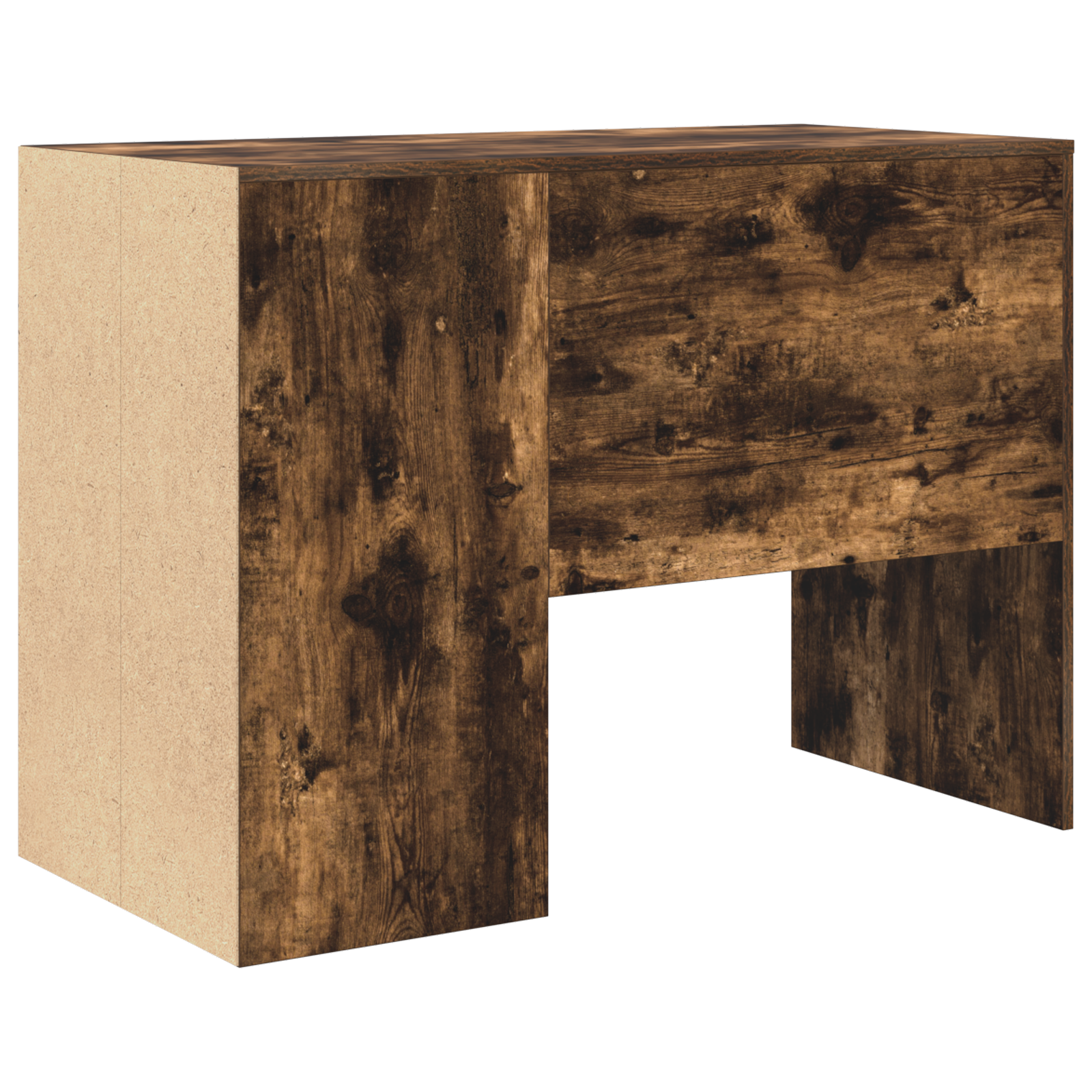 Writing Desk Smoked Oak Engineered wood Medium Writing Desk - Image 6