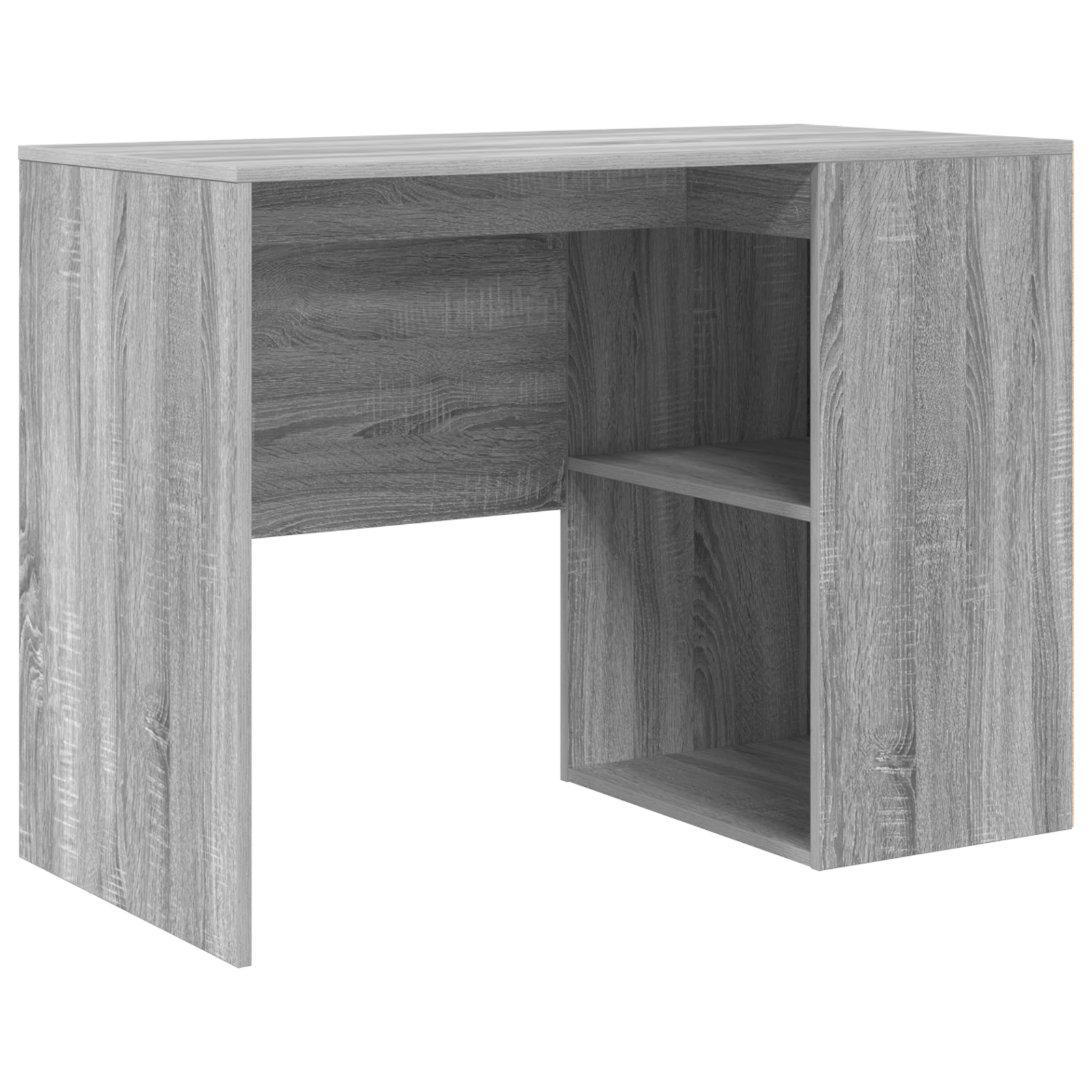 Writing Desk Grey Sonoma Wood Standard Storage - Image 2