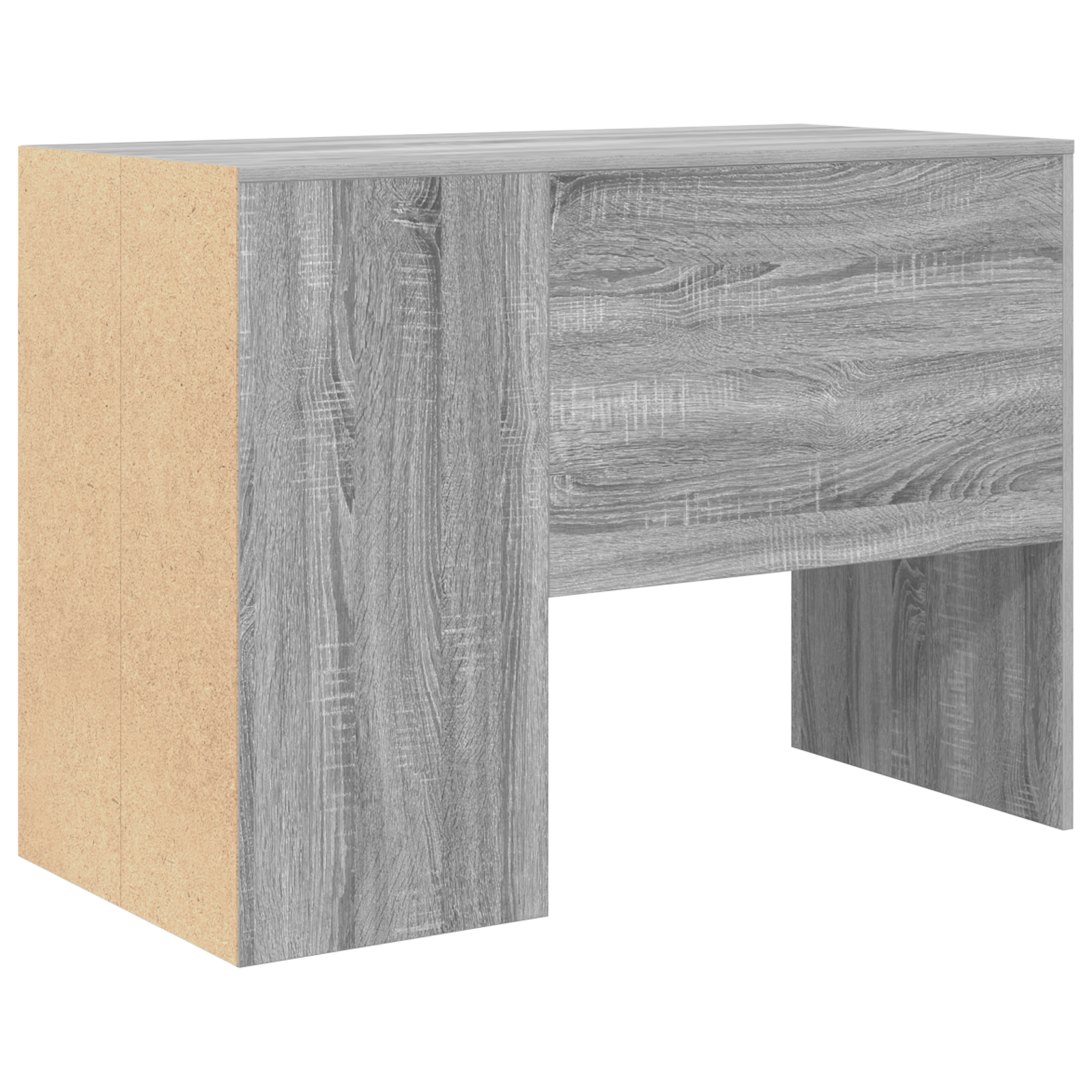 Writing Desk Grey Sonoma Wood Standard Storage - Image 6