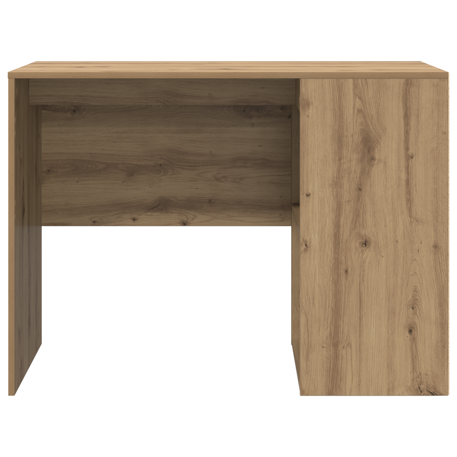 Writing Desk Artisan oak Chipboard Medium Sleek Writing Desk - Image 4