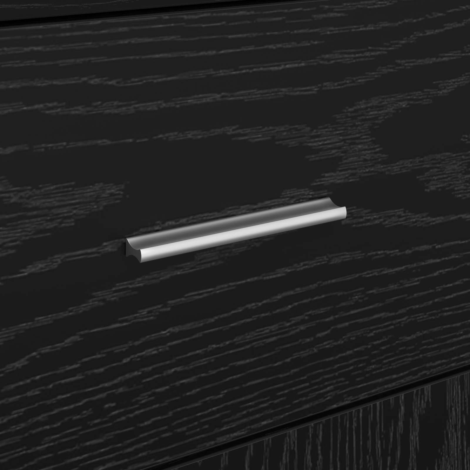 Black Oak Storage Cabinet Black Oak MDF with Black Oak Veneer - Image 10