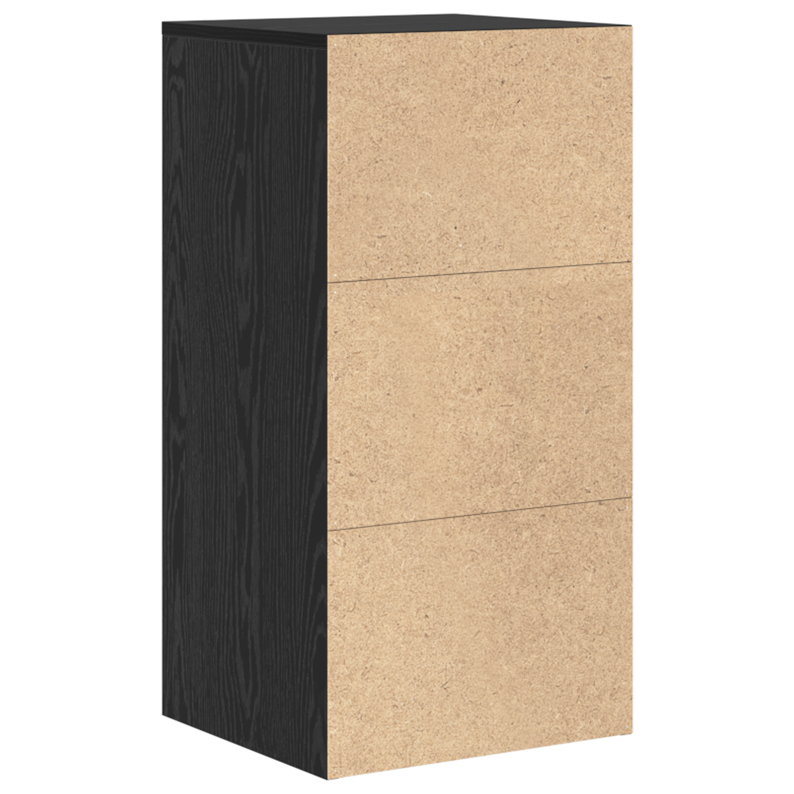 Black Oak Storage Cabinet Black Oak MDF with Black Oak Veneer - Image 7