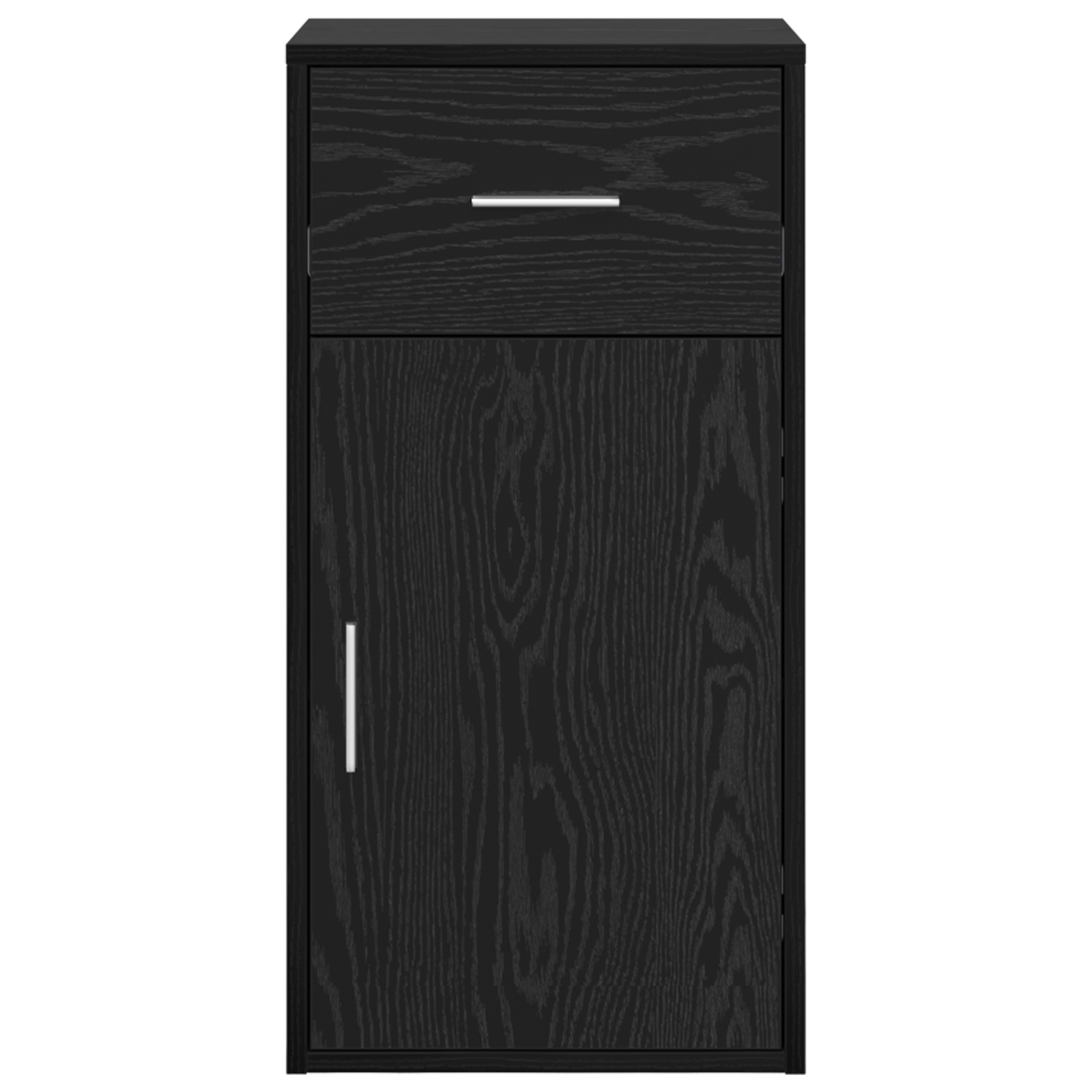 Black Oak Storage Cabinet Black Oak MDF with Black Oak Veneer - Image 5