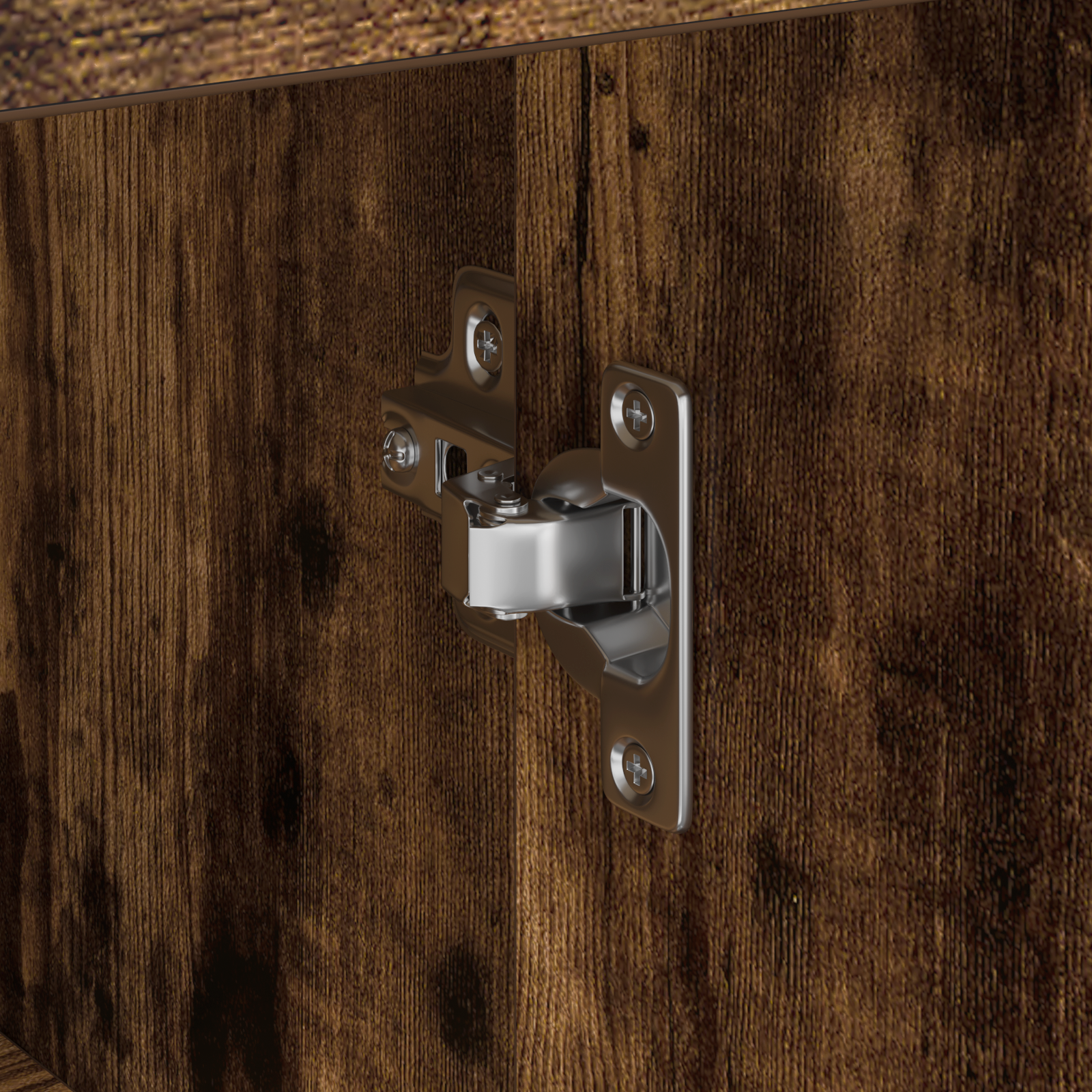 Smoked Oak Storage Cabinet Smoked oak - Image 9