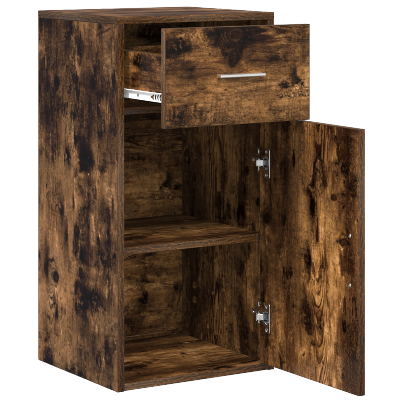 Smoked Oak Storage Cabinet Smoked oak - Image 4