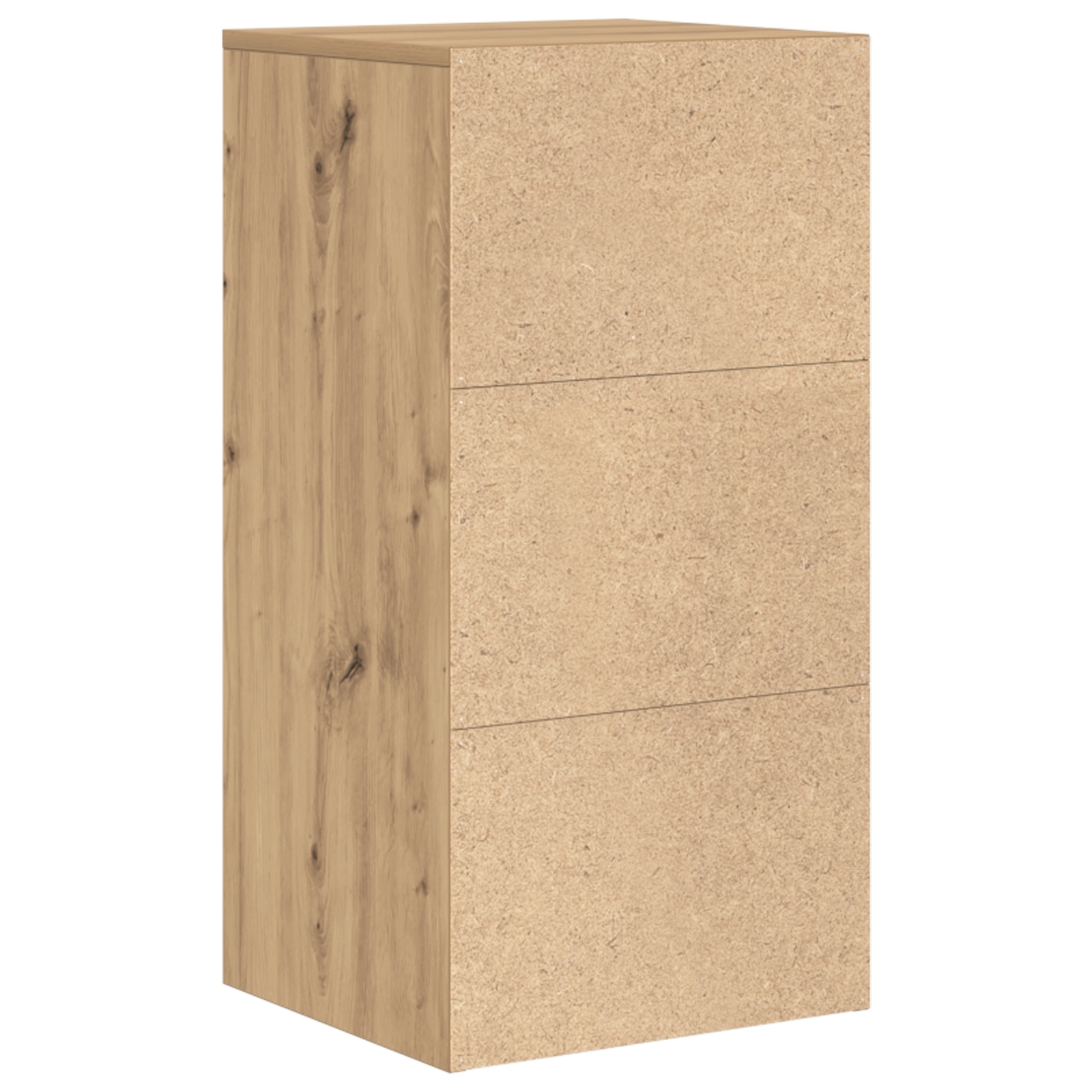 Oak Storage Cabinet Artisan Oak Engineered Wood Medium - Image 7