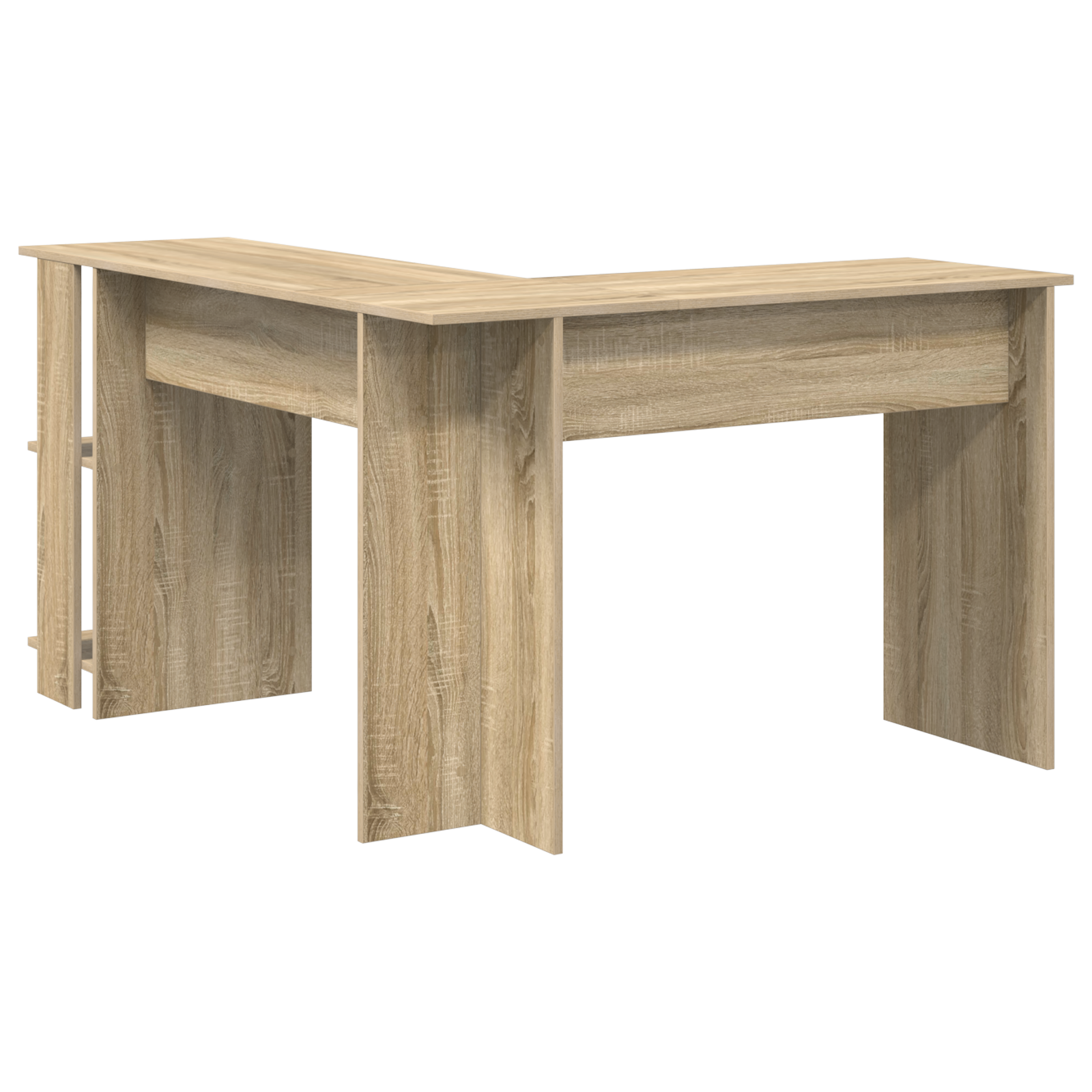 Sonoma Oak Corner Desk Sonoma oak Particle board Medium - Image 6