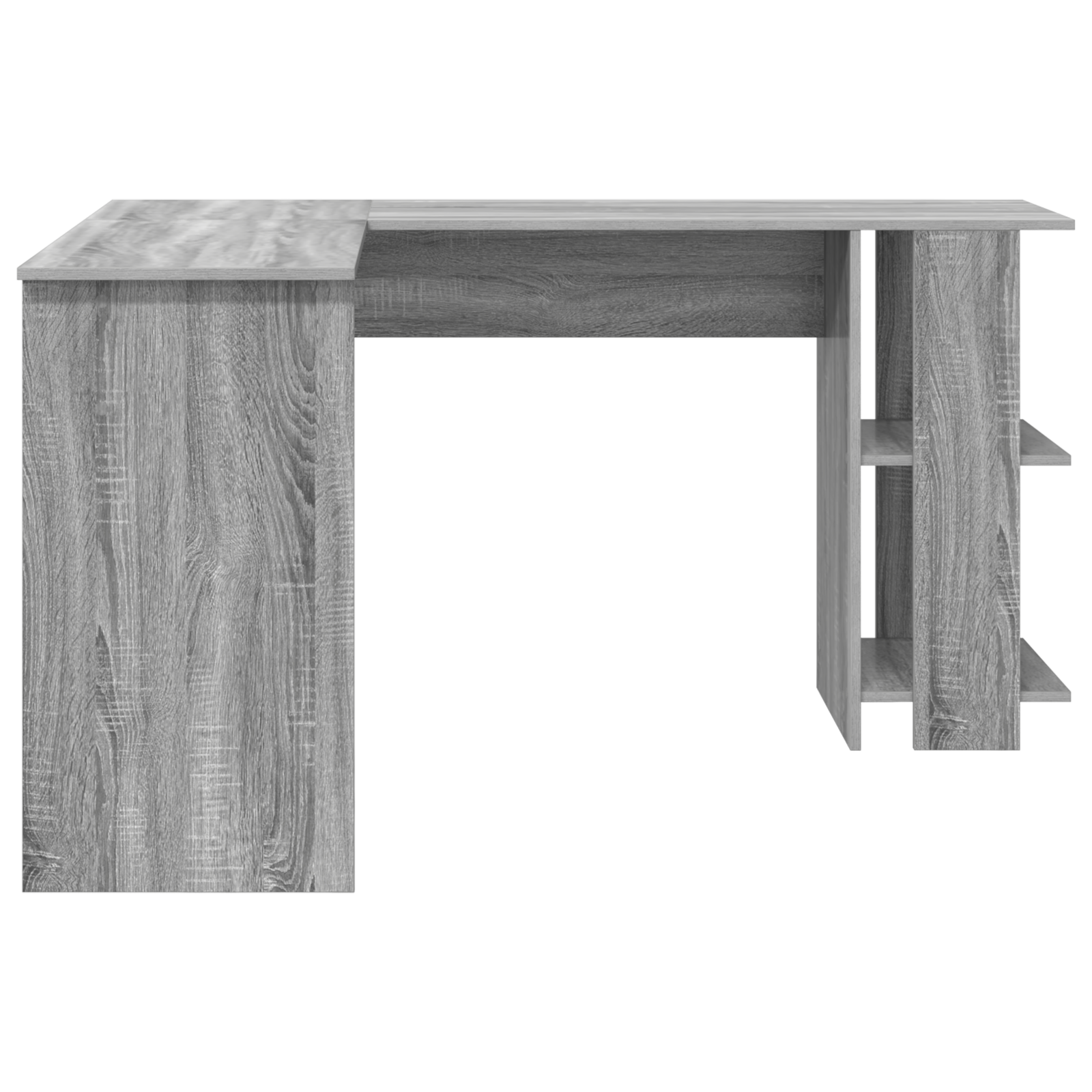 Grey Corner Desk Grey Sonoma MDF Standard Grey Corner Desk - Image 5
