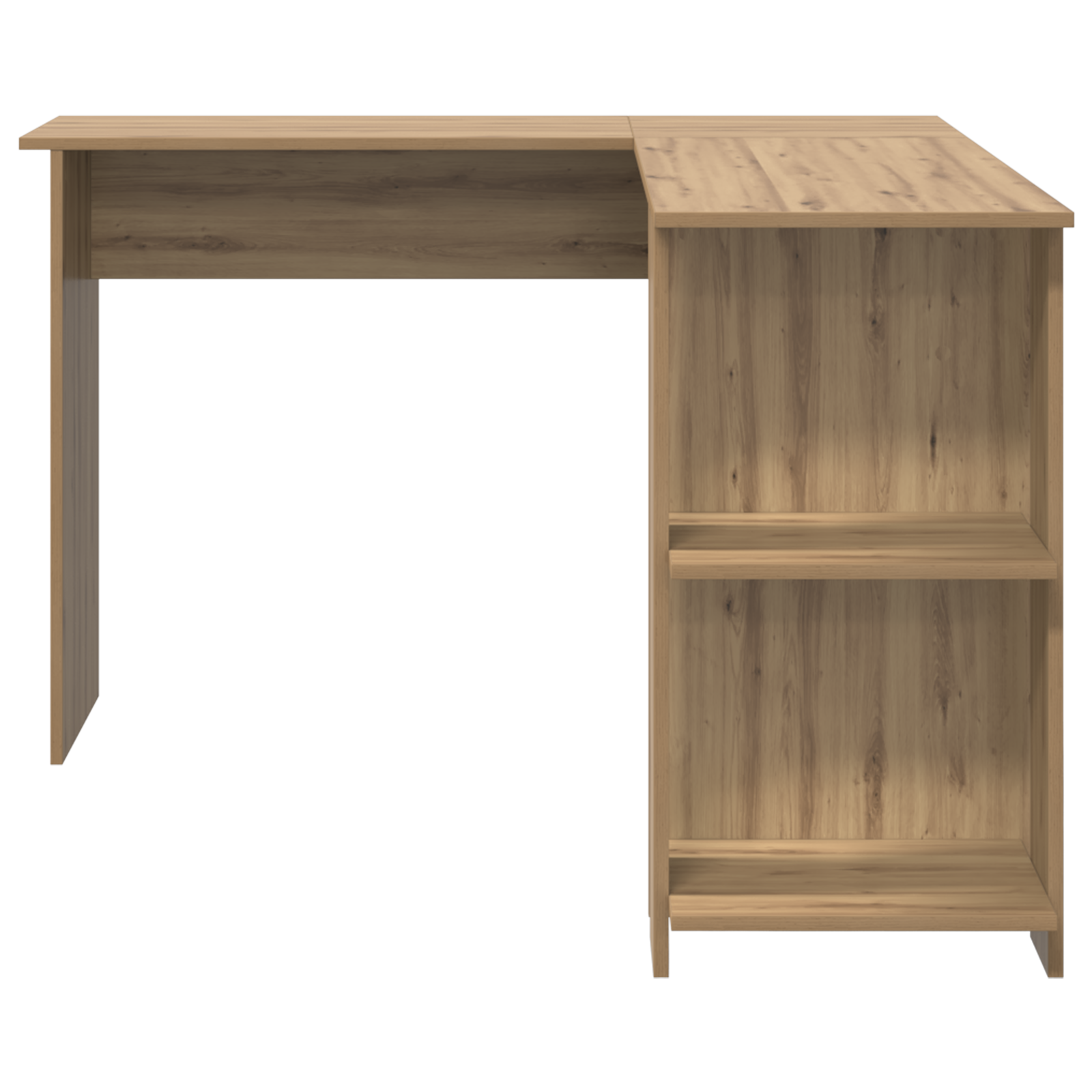 Artisan Oak Corner Desk Artisan oak Particleboard Standard - Image 4