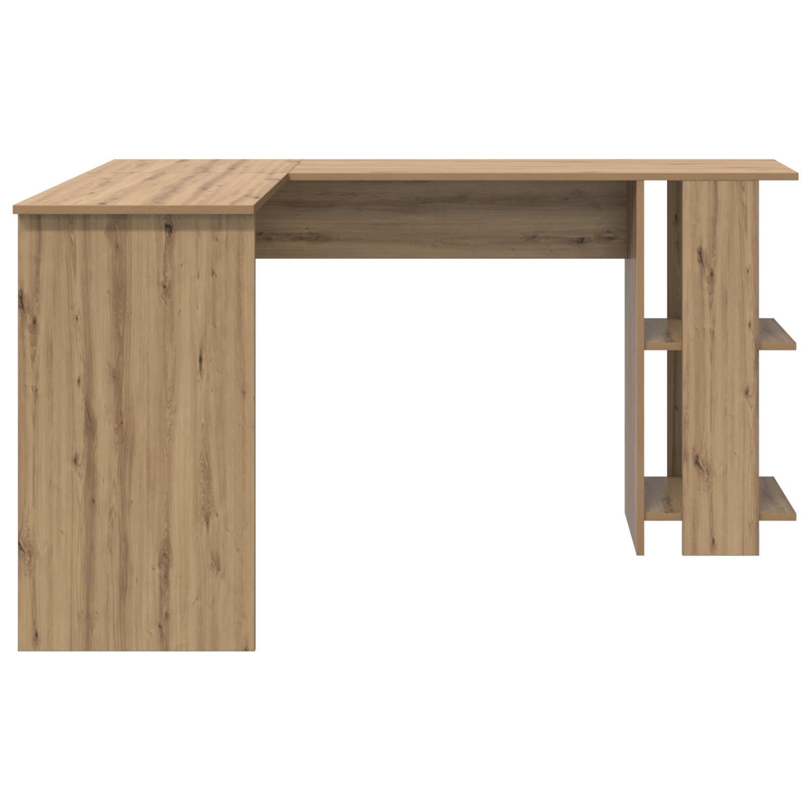 Artisan Oak Corner Desk Artisan oak Particleboard Standard - Image 5