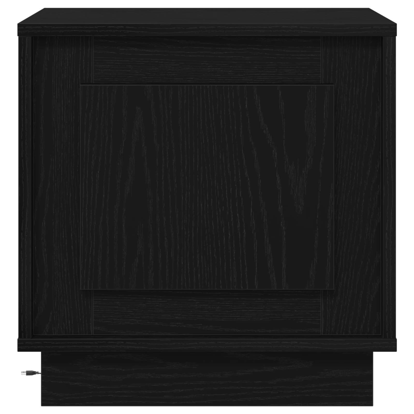 Bedside Cabinets with LED Lights 2 pcs Black Oak 44x34,5x45 cm - Image 8