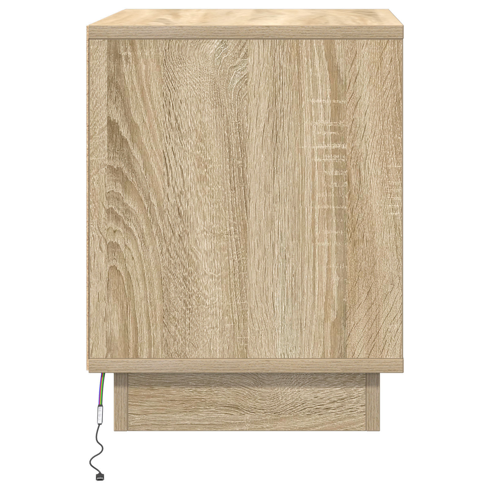 Bedside Cabinet with LED Lights Sonoma Oak 44x34,5x45 cm - Image 7