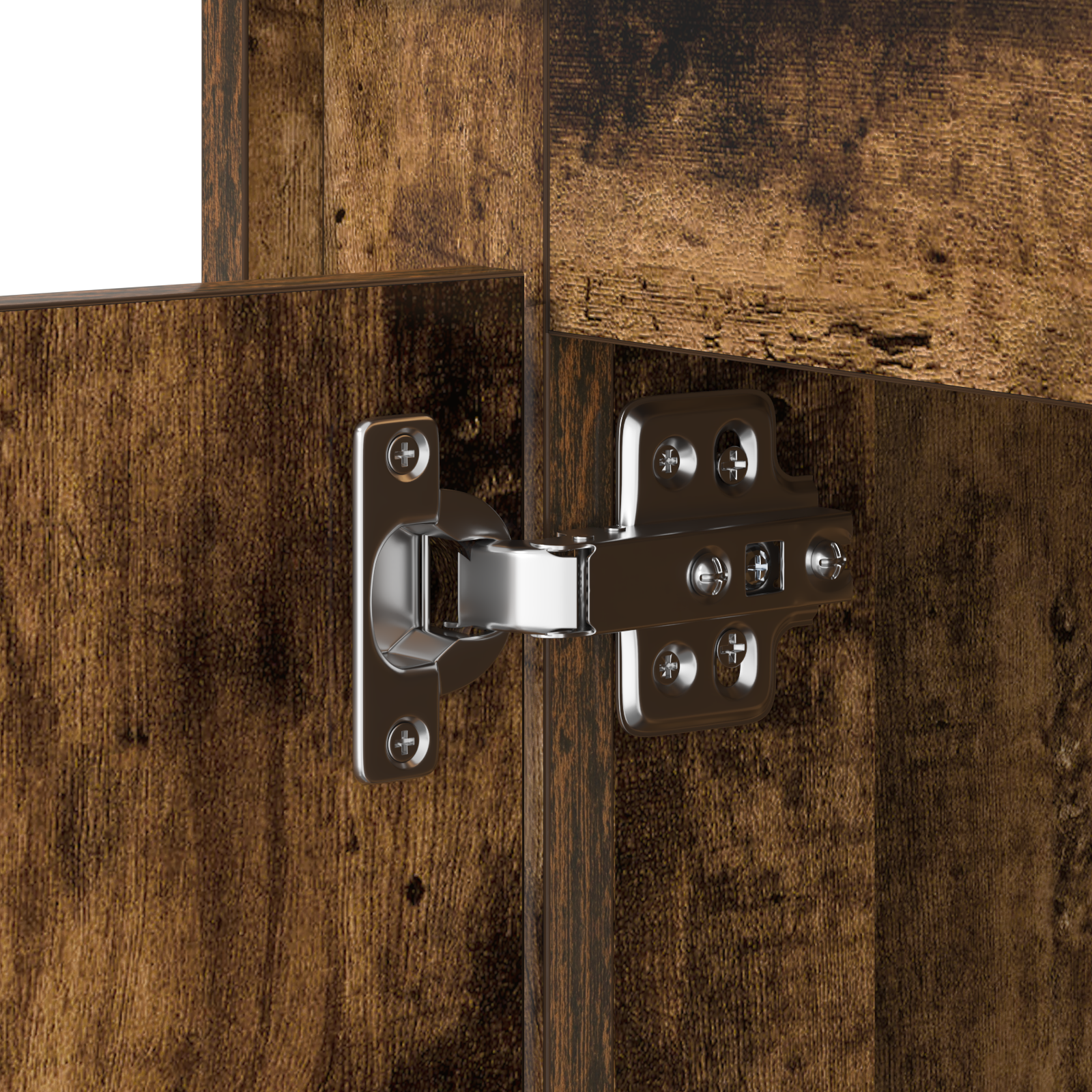 Bedside Cabinet with LED Lights Smoked Oak 44x34,5x45 cm - Image 11