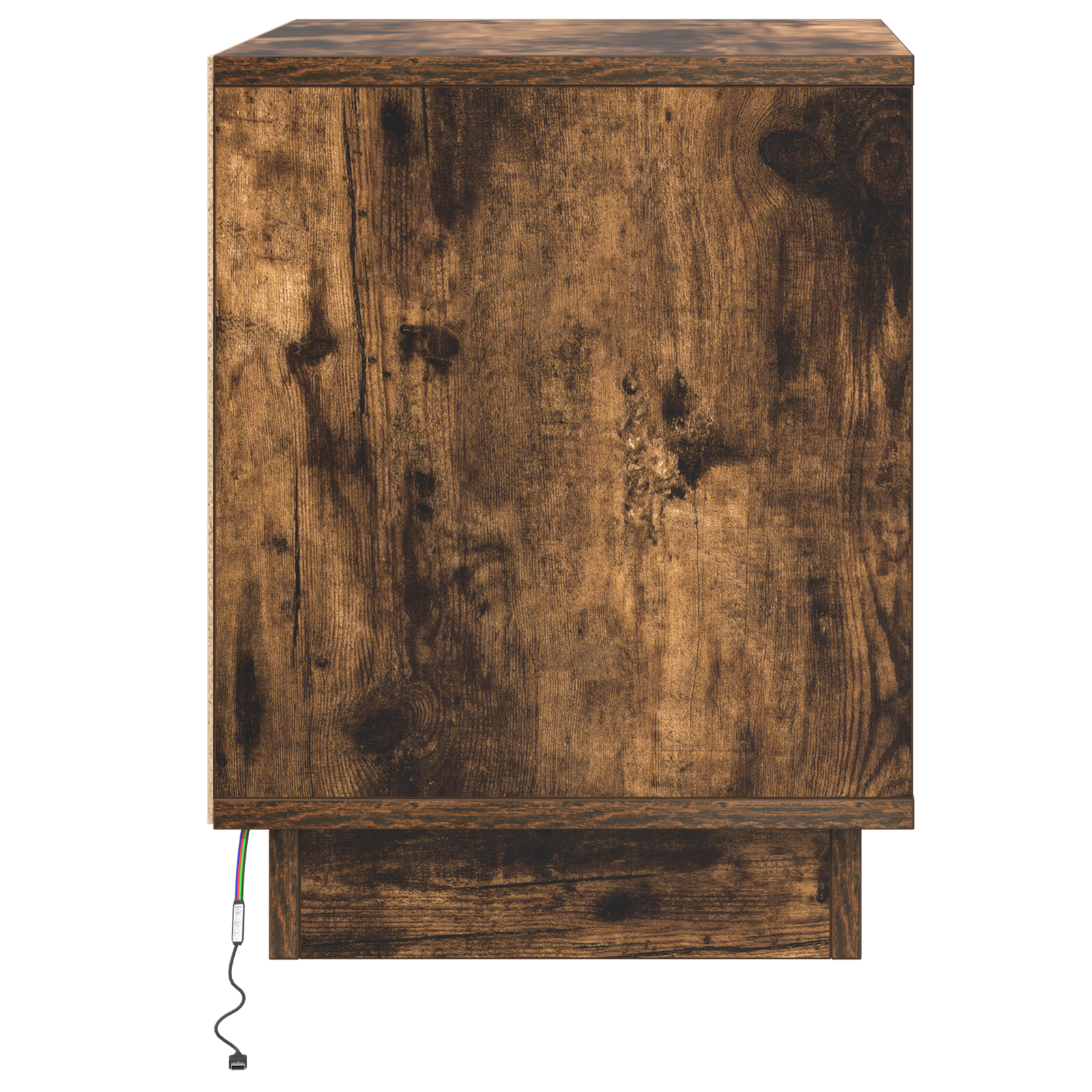 Bedside Cabinets with LED Lights 2 pcs Smoked Oak 44x34,5x45 cm - Image 9