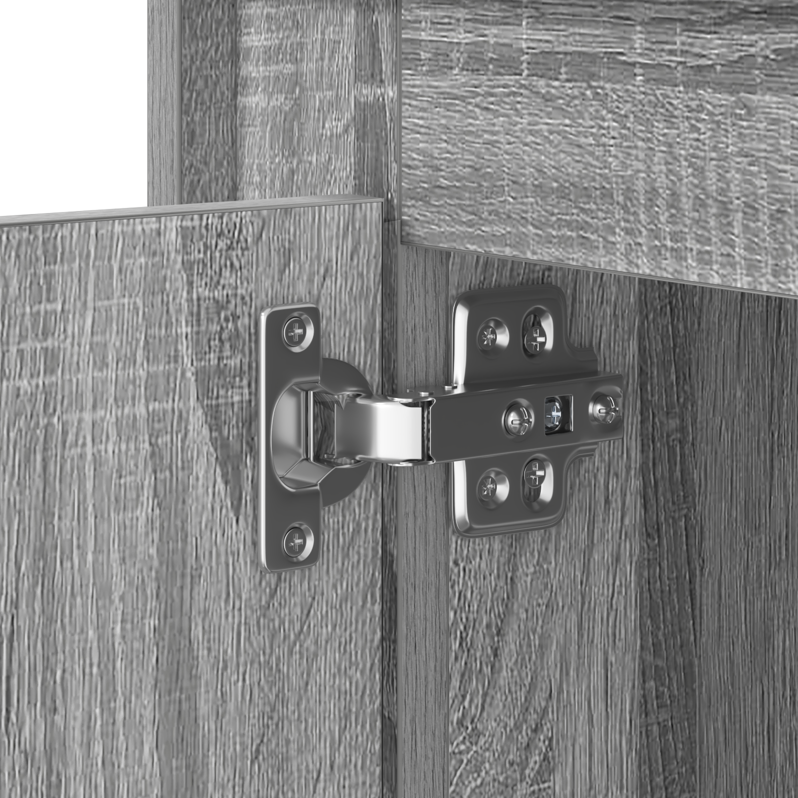 Bedside Cabinet with LED Lights Grey Sonoma 44x34,5x45 cm - Image 11