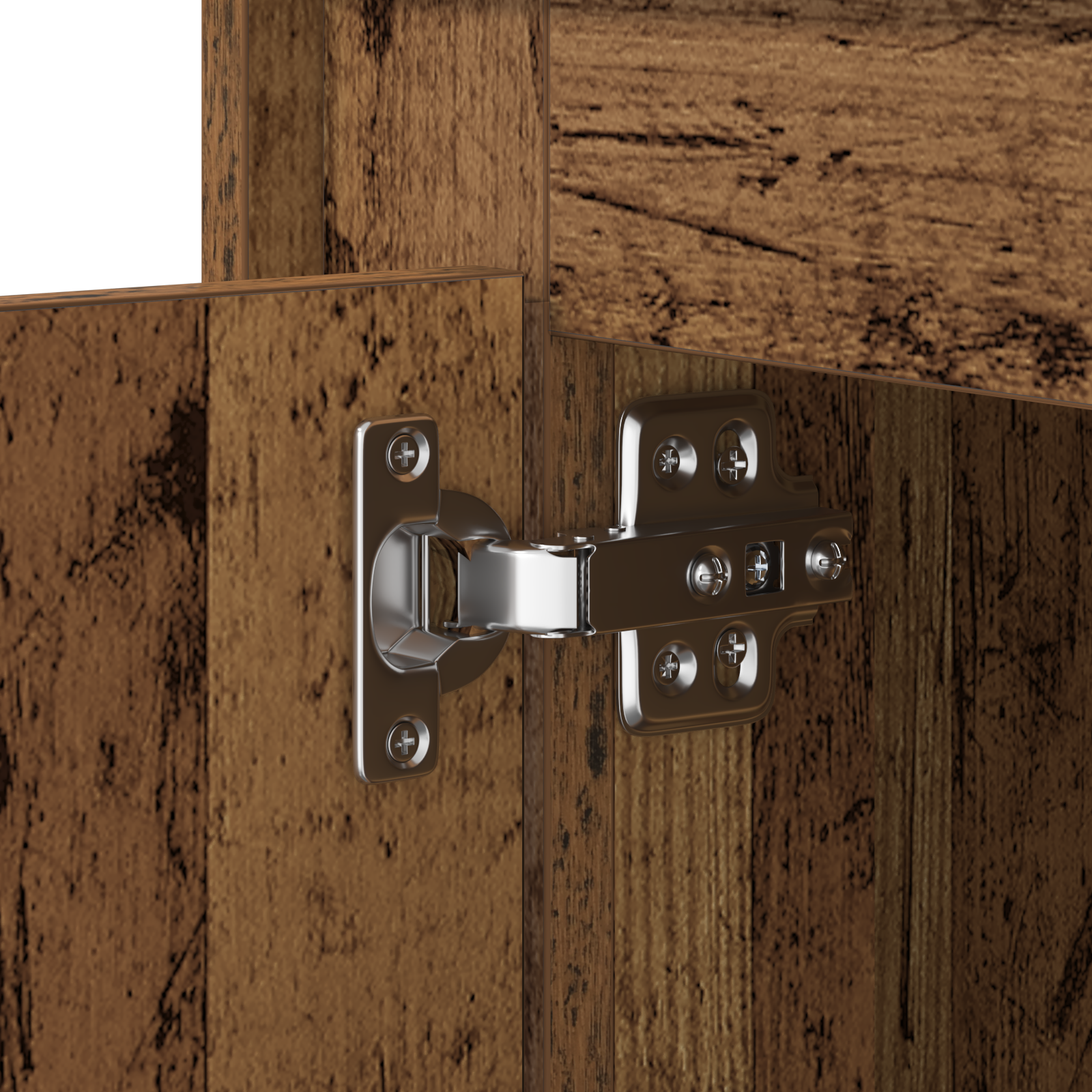 Bedside Cabinet with LED Lights Old Wood 44x34,5x45 cm - Image 11