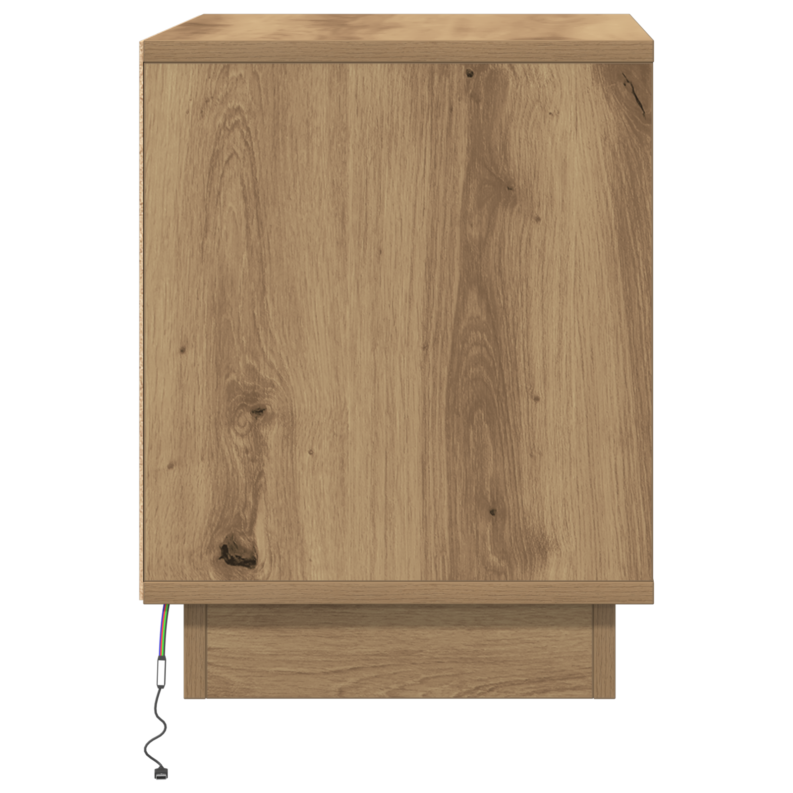 Bedside Cabinet with LED Lights Artisan Oak 44x34,5x45 cm - Image 7