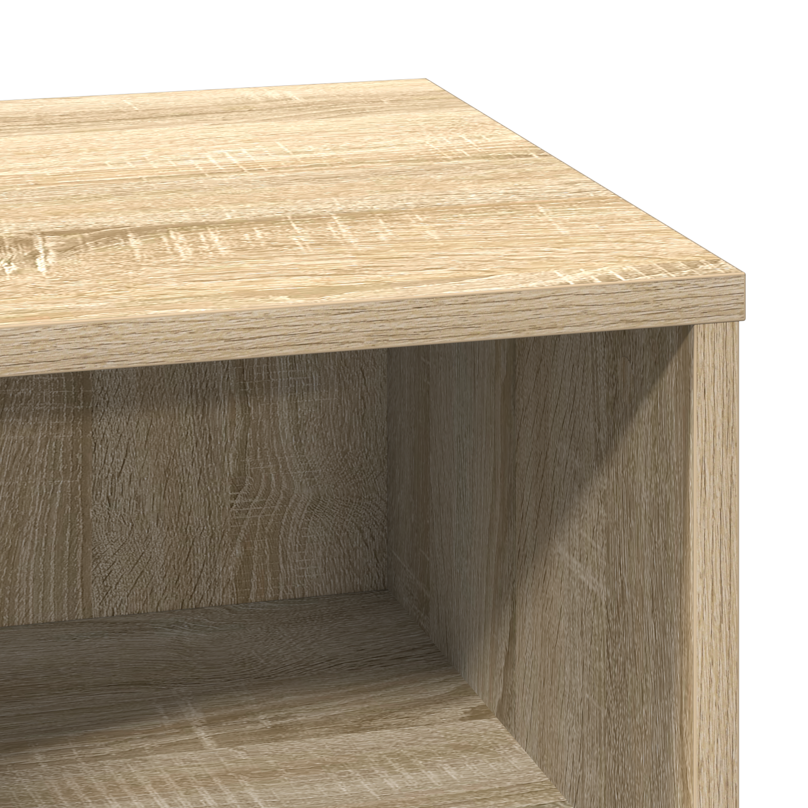 Bedside Cabinets with LED 2 pcs Sonoma Oak 50x34.5x50 cm - Image 9