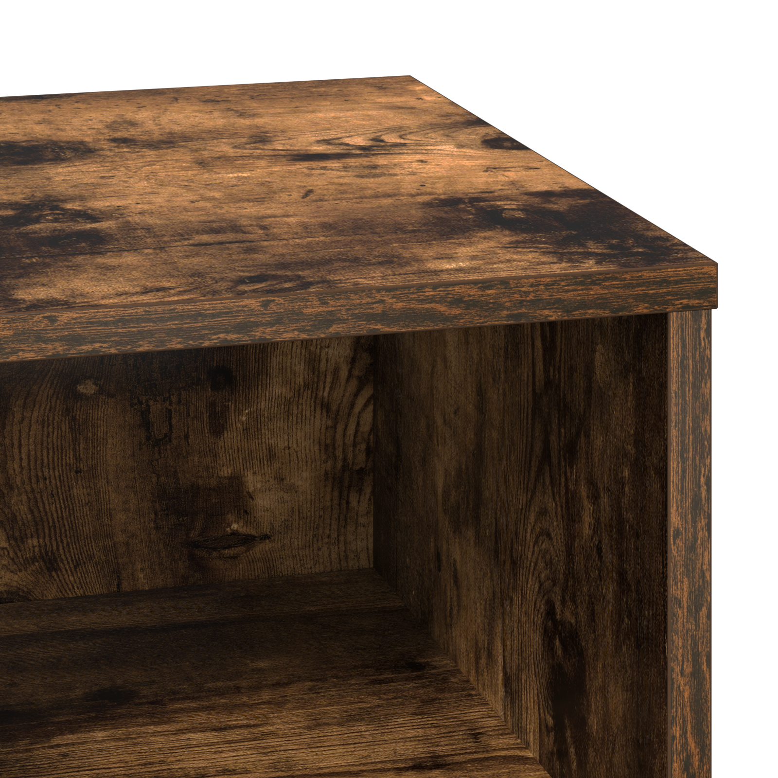 Bedside Cabinet with LED Lights Smoked Oak 50x34,5x50 cm - Image 9