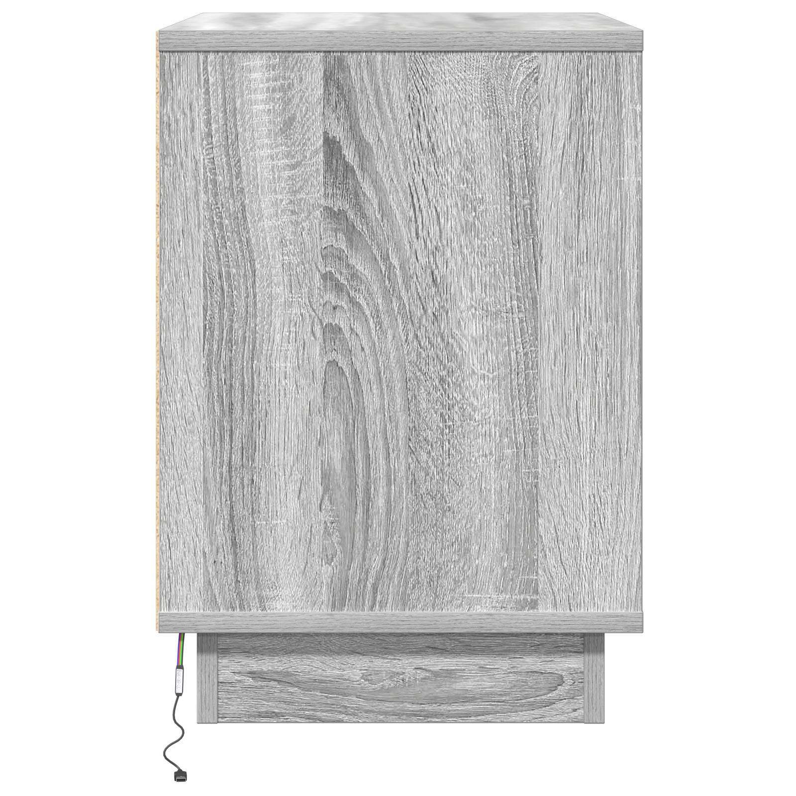 Bedside Cabinets with LED 2 pcs Grey Sonoma 50x34,5x50 cm - Image 9