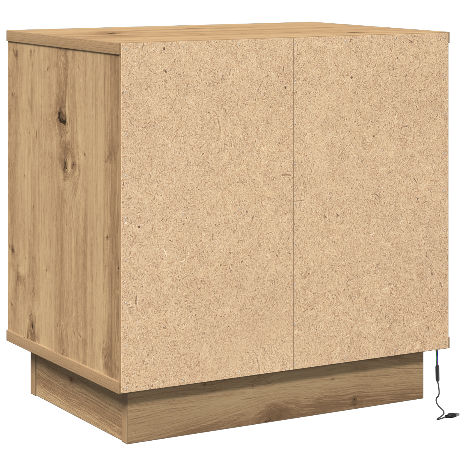 Bedside Cabinet with LED Artisan Oak 50x34,5x50 cm - Image 6