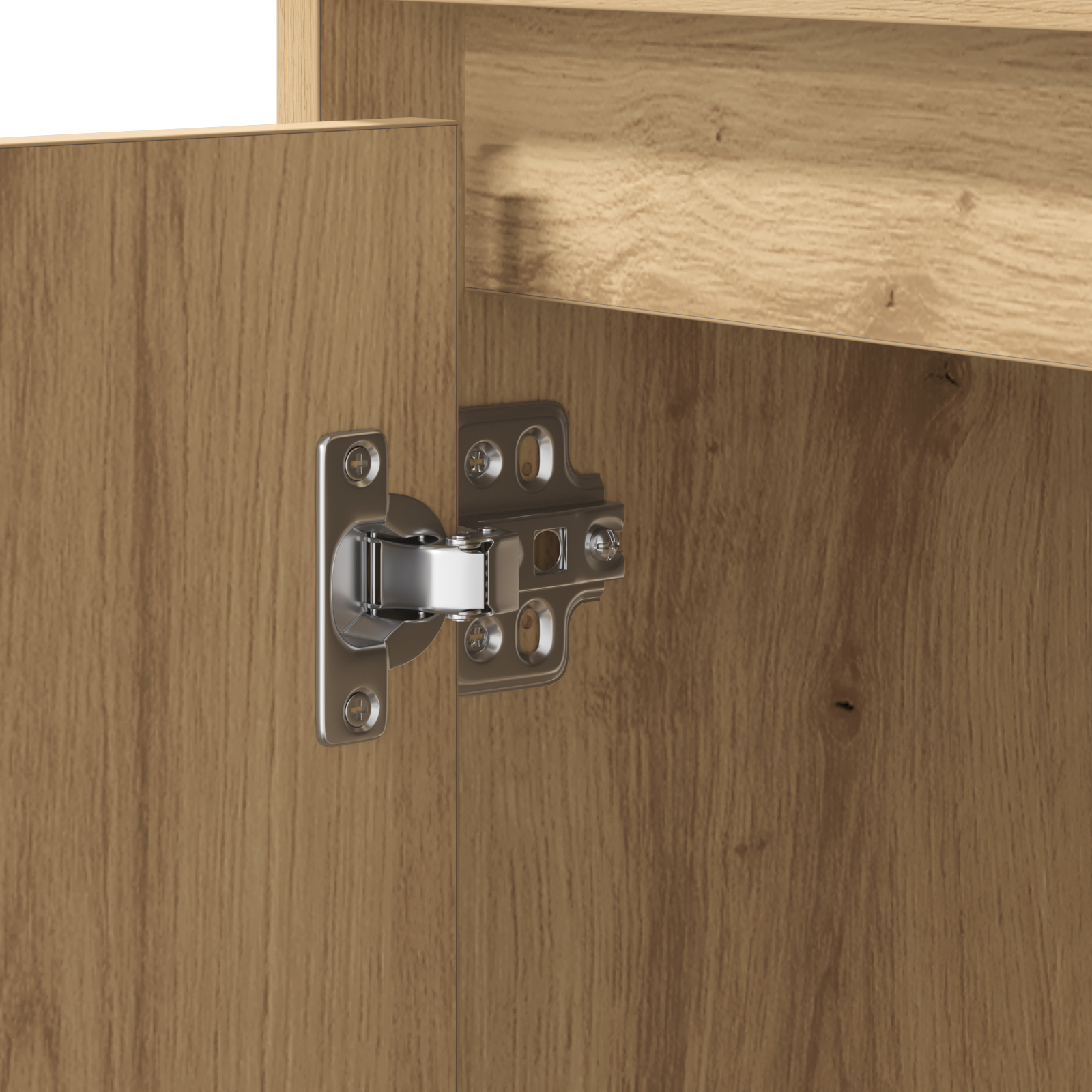 Bedside Cabinets with LED 2 pcs Artisan Oak 50x34,5x50 cm - Image 9