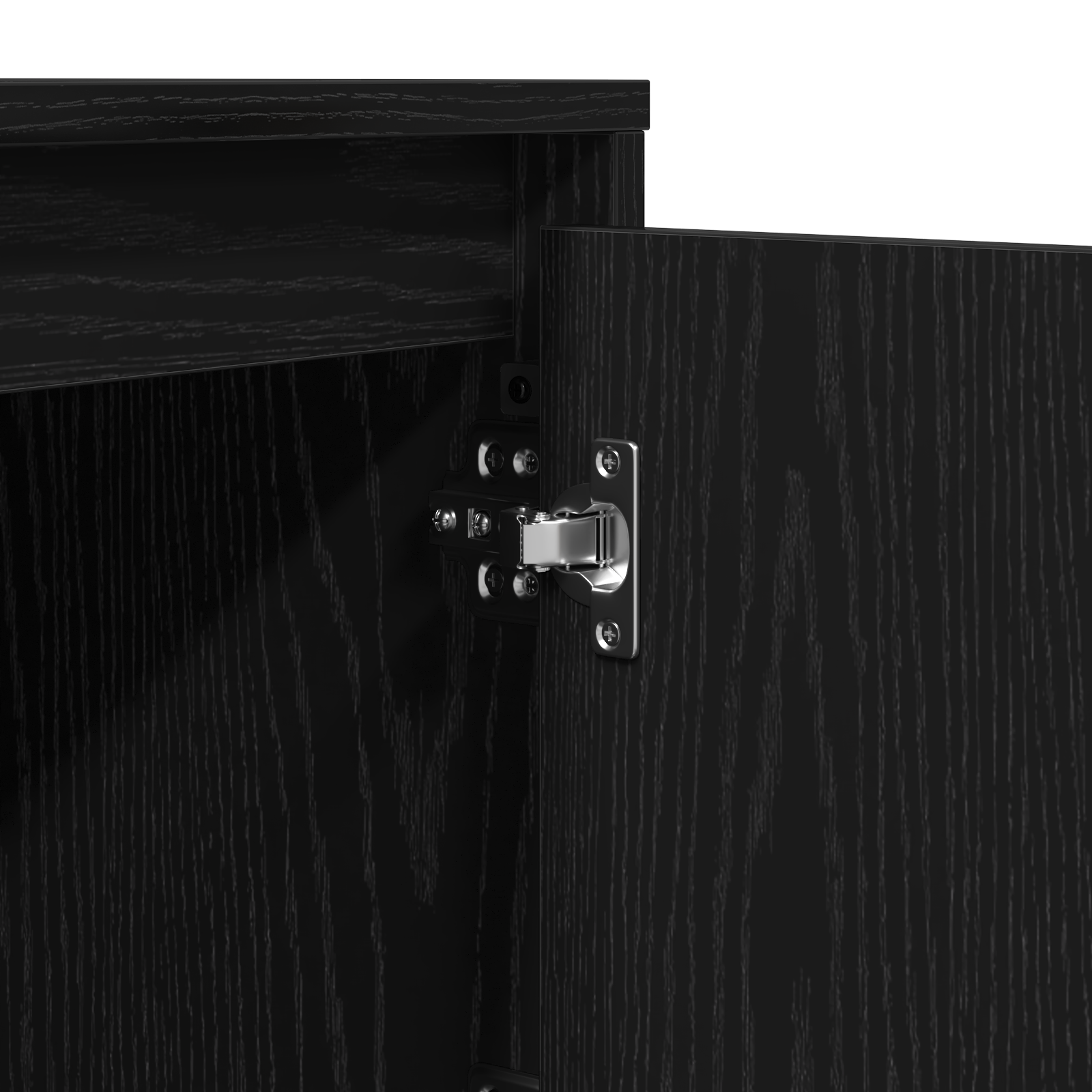 Bedside Cabinet with LED Lights Black 39x34,5x50 cm - Image 11