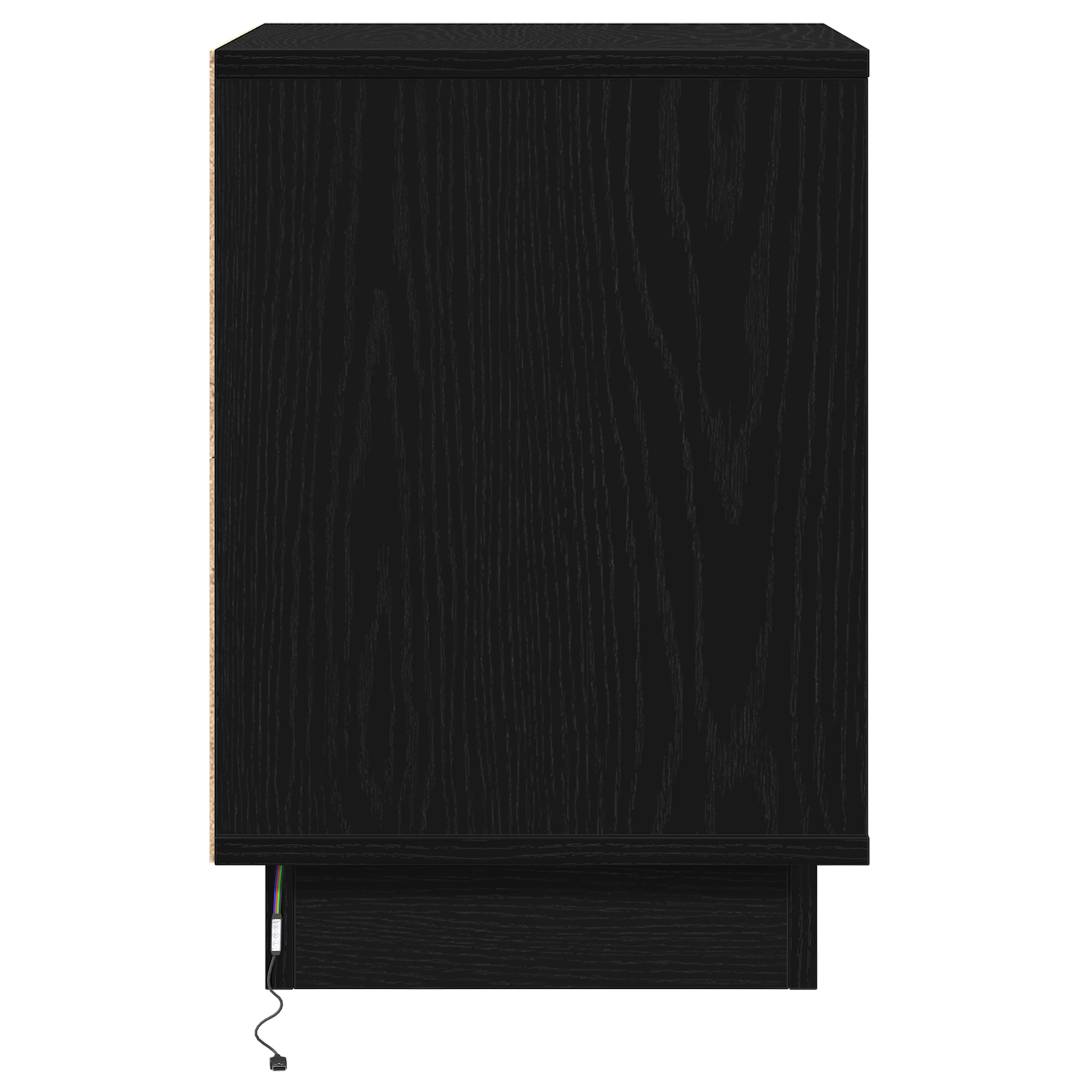 Bedside Cabinets with LED Lights 2 pcs Black 39x34,5x50 cm - Image 9